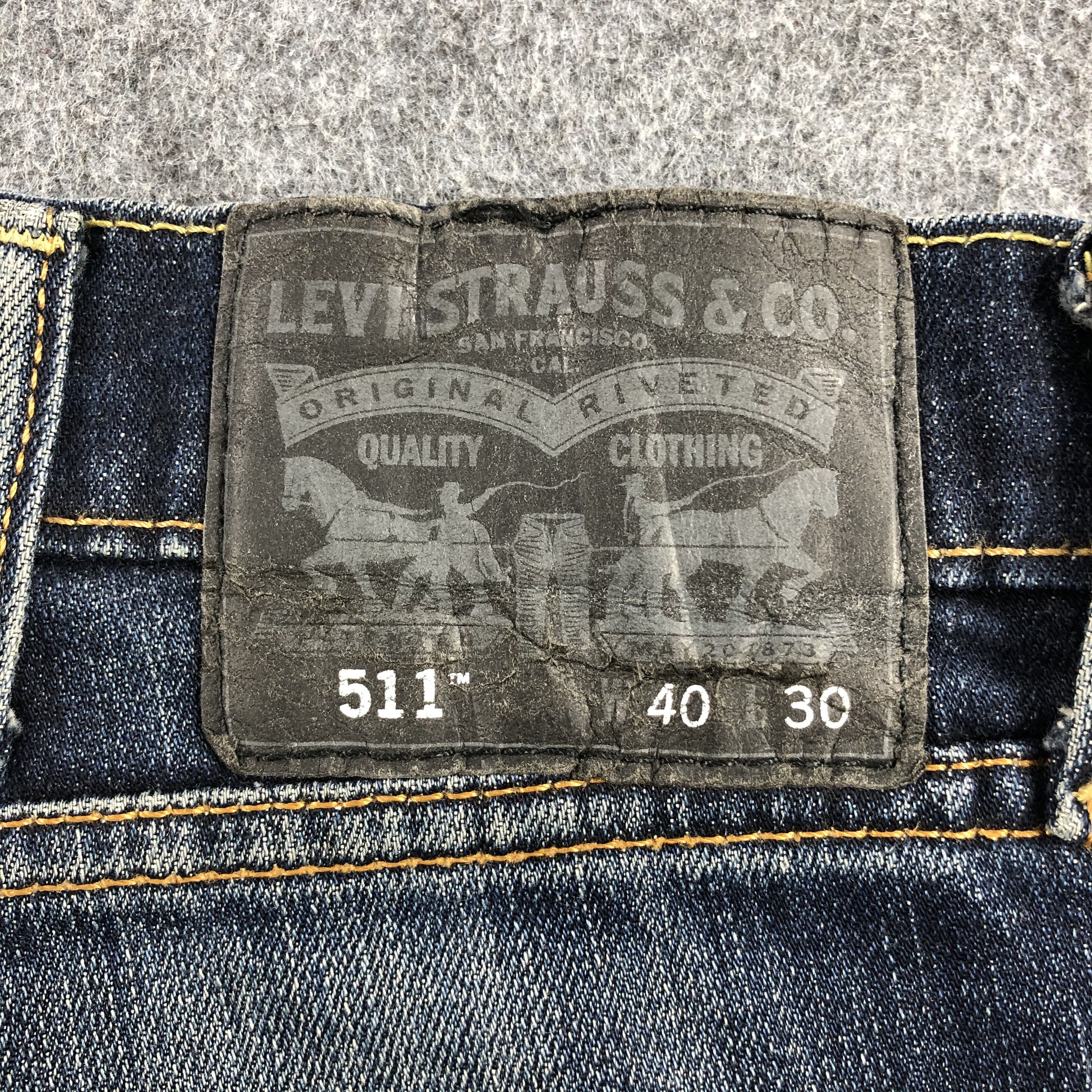 Levi's Vintage Blue Wash Levis 511 Jeans-J1992 Size US 40 / EU 56 - 5 Thumbnail