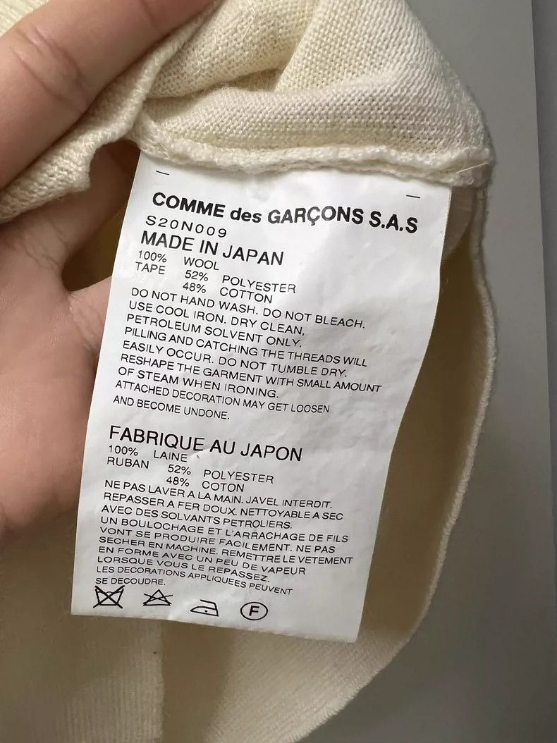 Comme des Garcons Comme Des Garcons Rose pleated pullover knitted sweater Size M / US 6-8 / IT 42-44 - 5 Thumbnail