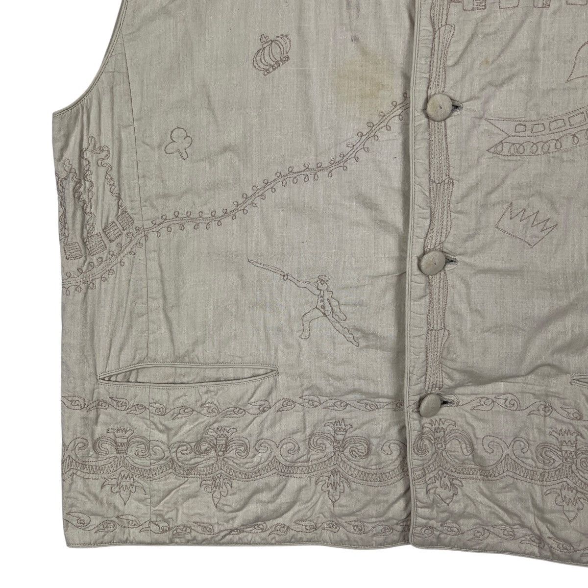 Issey Miyake 🔥 Haath Issey Miyake Primetive Embroidery Vest Size US M / EU 48-50 / 2 - 5 Thumbnail