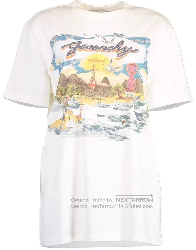 Givenchy Givenchy Island Scenery Retro Oil Painting Print Short Sle Size US M / EU 48-50 / 2 - 9 Thumbnail
