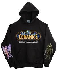 image of Online Ceramics Lvl 60 Hoodie M Mens in Black (Size Medium)