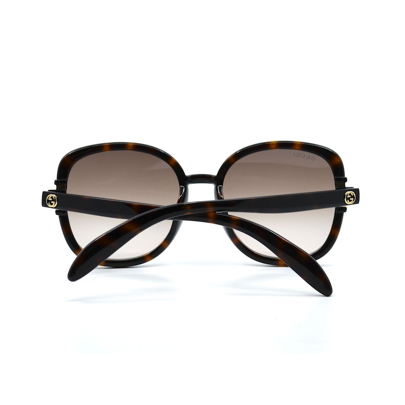 Gucci Gucci GG1068SA 002 Havana Brown Authentic Round Sunglasses Size ONE SIZE - 8 Thumbnail