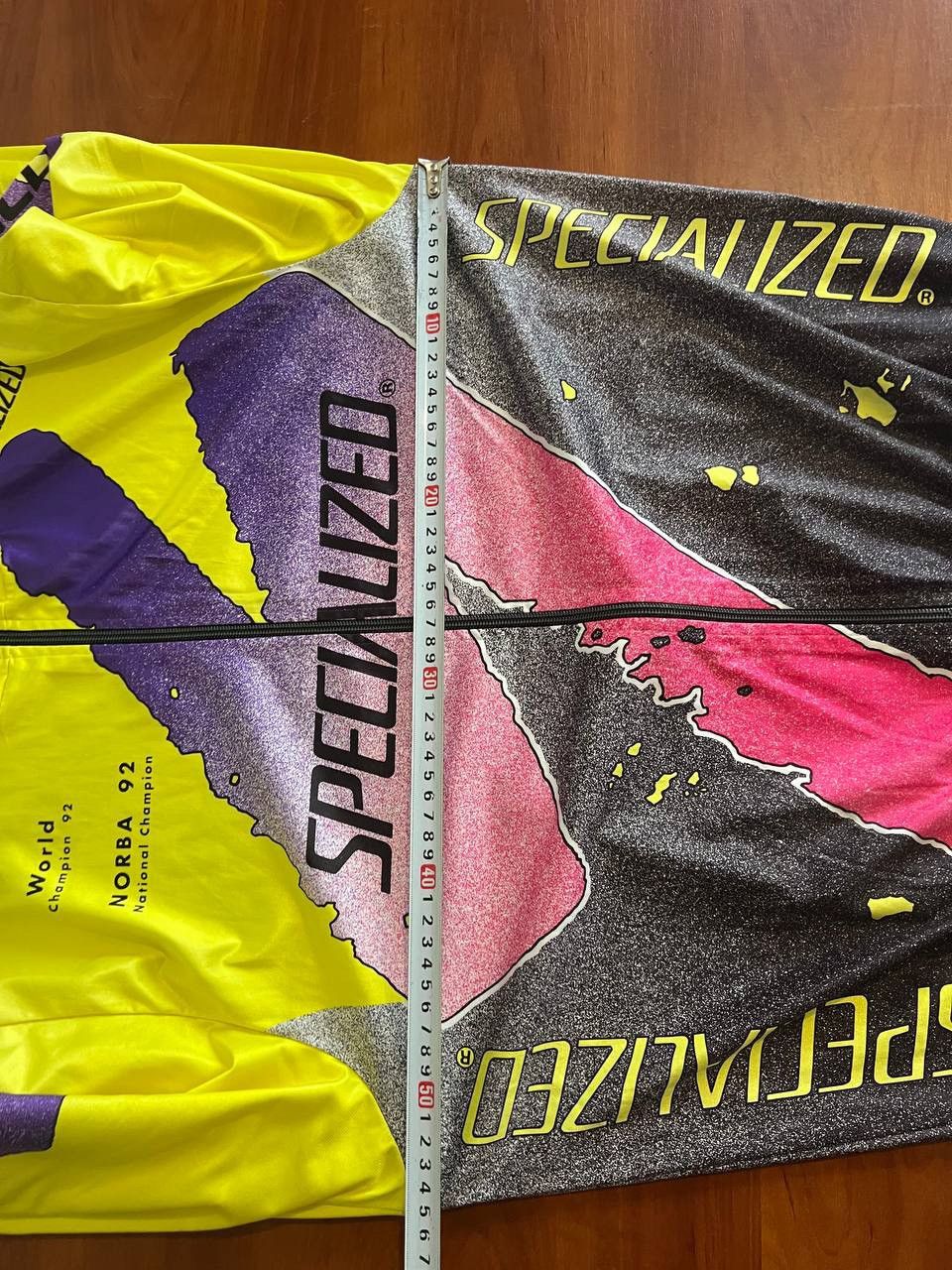 Vintage 1992 WORLD CHAMPION NORBA SPECIALIZED RARE CYCLING JACKET XL Size US XL / EU 56 / 4 - 19 Thumbnail
