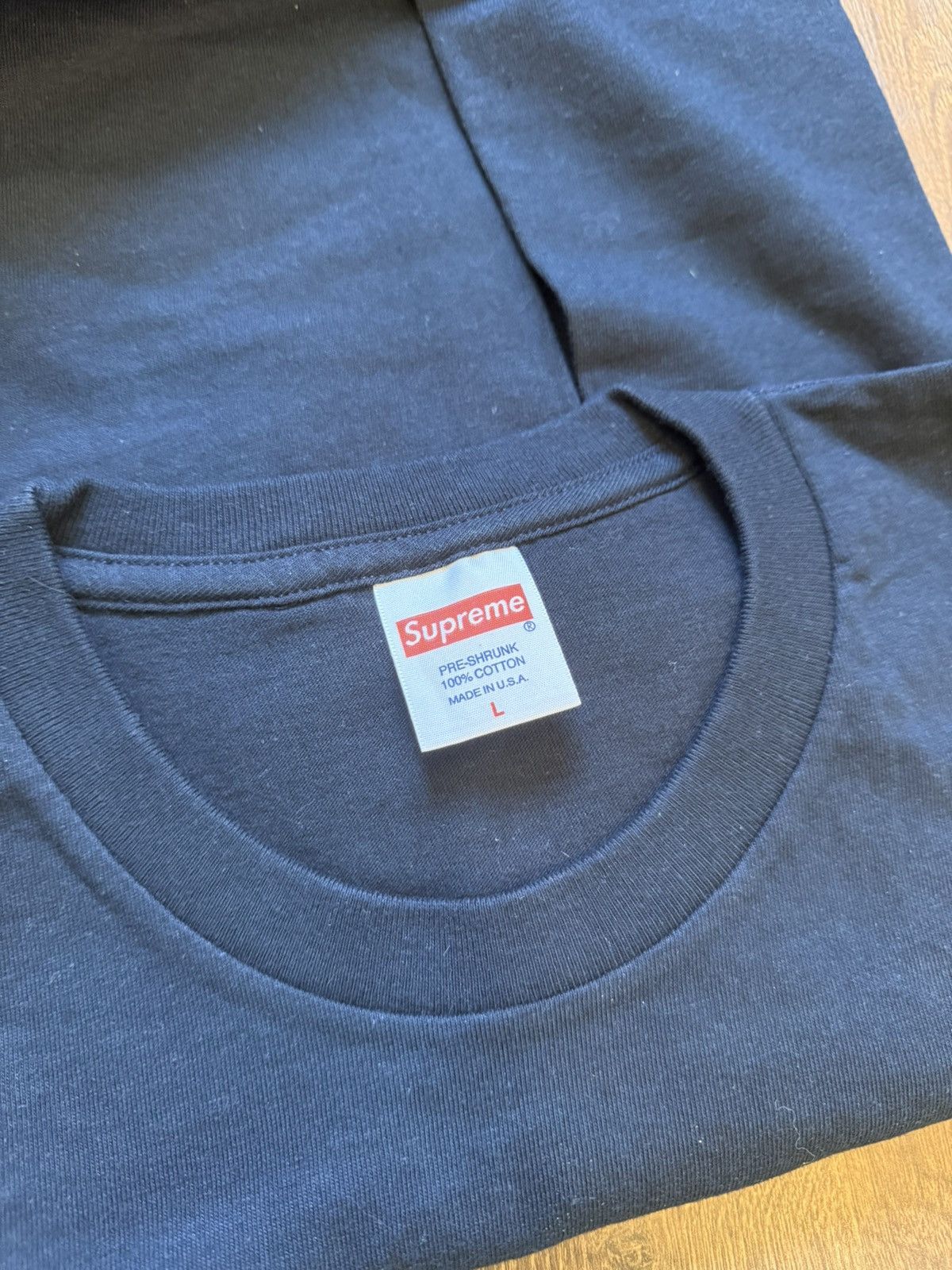 Supreme Supreme Krs One Tee Navy Size US L / EU 52-54 / 3 - 5 Thumbnail