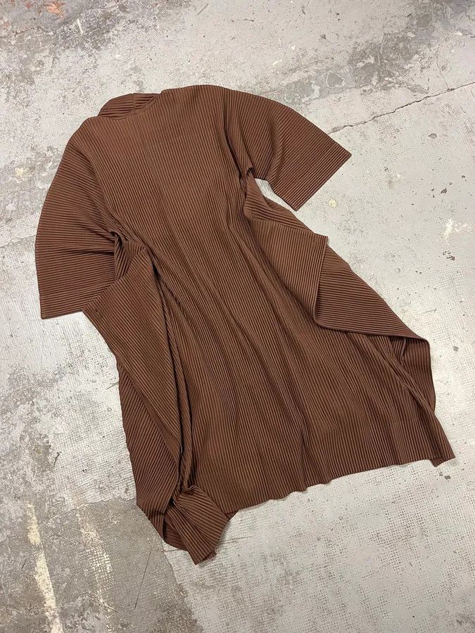 Issey Miyake Issey Miyake Brown Plissed Jacket Size US M / EU 48-50 / 2 - 8 Thumbnail