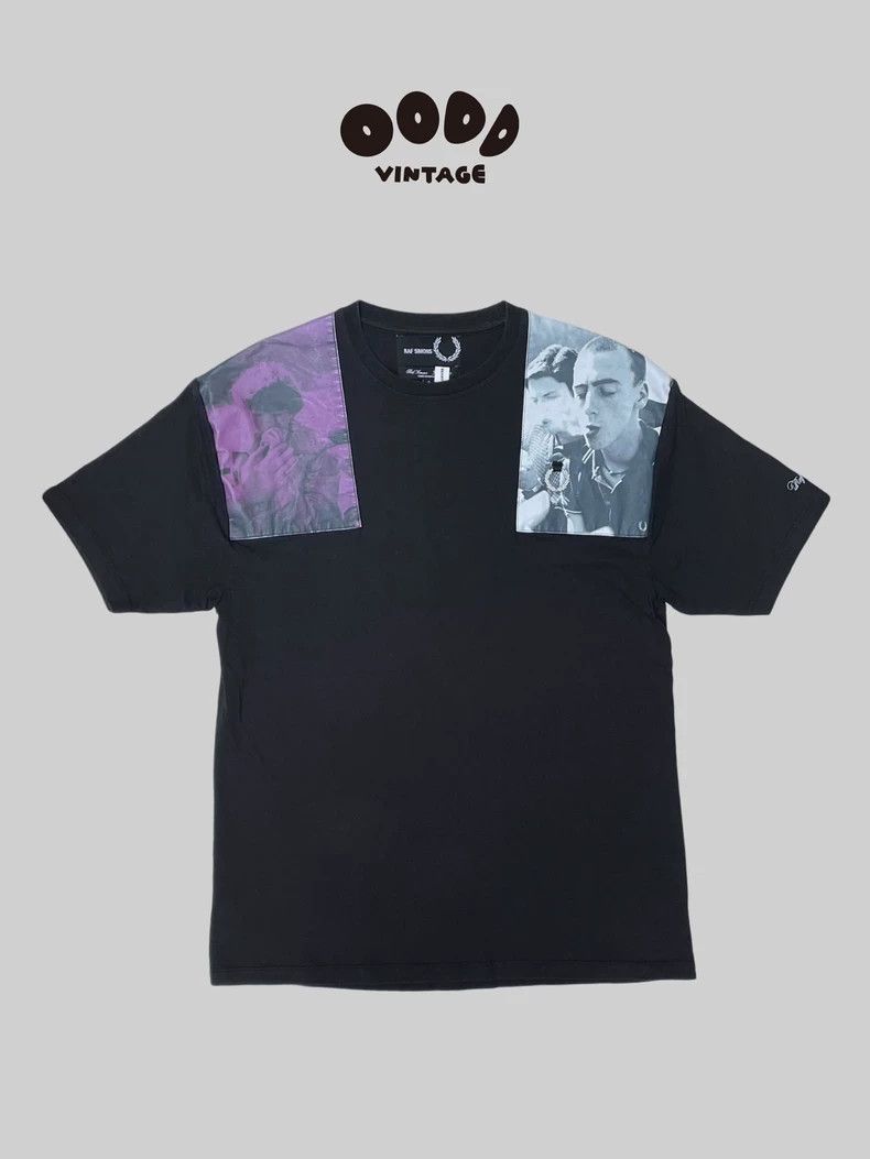 Raf Simons Raf Simons x Fred Perry Portrait T-Shirt - dmc Size US M / EU 48-50 / 2 - 1 Thumbnail