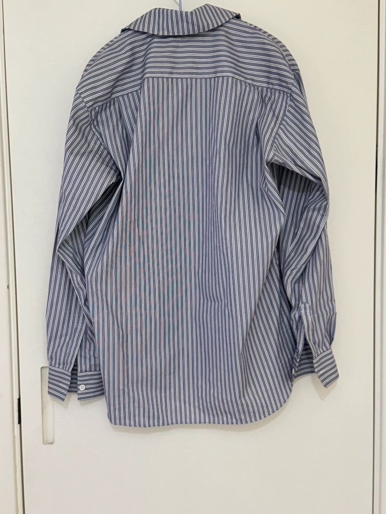 Comme des Garcons Comme Des Garcons Blue and white striped shirt Size S / US 4 / IT 40 - 2 Thumbnail