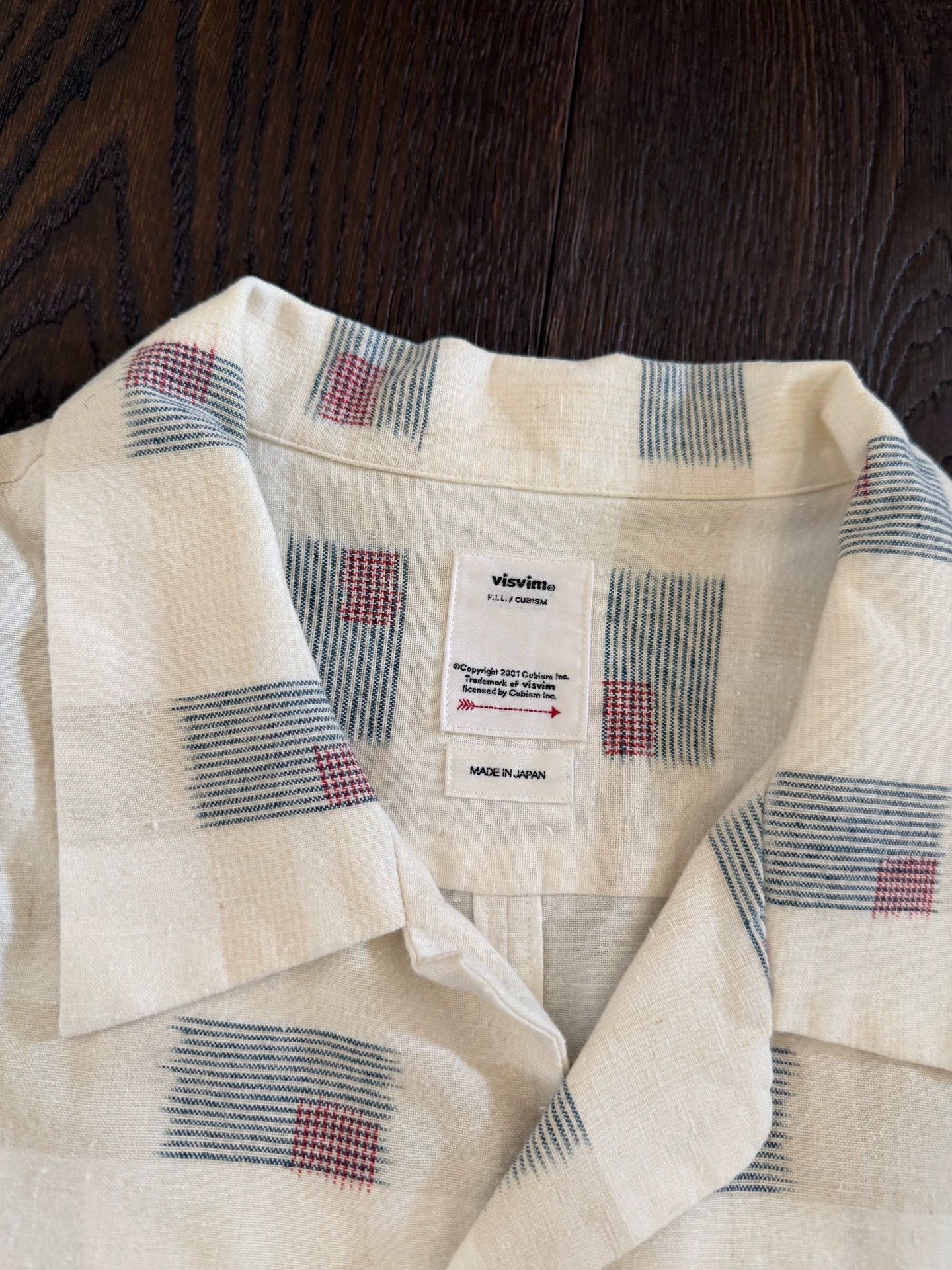 Visvim VISVIM Caban Shirt S/S Kasuri Kurume Indigo 4 Size US XL / EU 56 / 4 - 2 Thumbnail