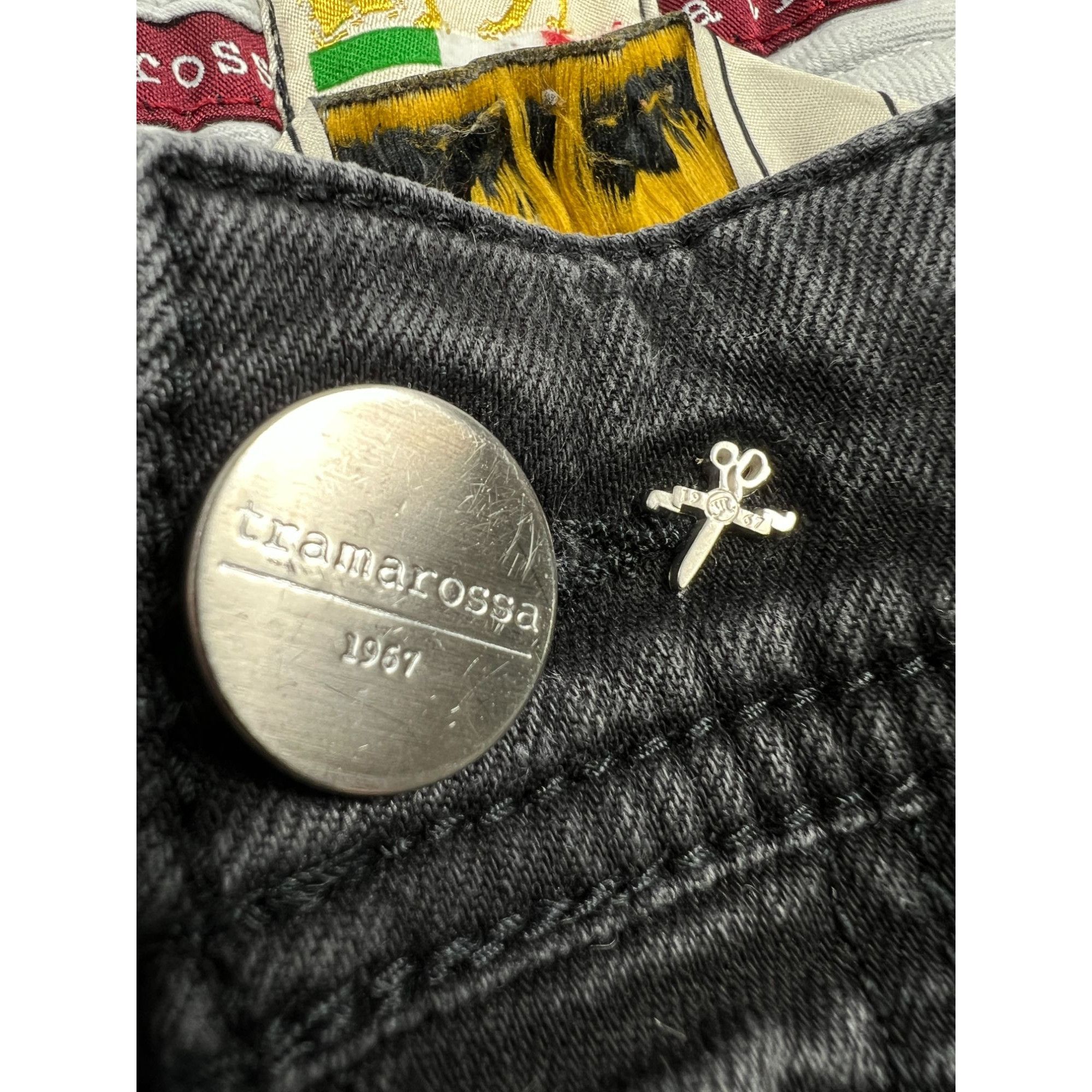 Other Sartoria Tramarossa Leonardo Black Skinny Jeans (Y0955) Size US 32 / EU 48 - 6 Thumbnail