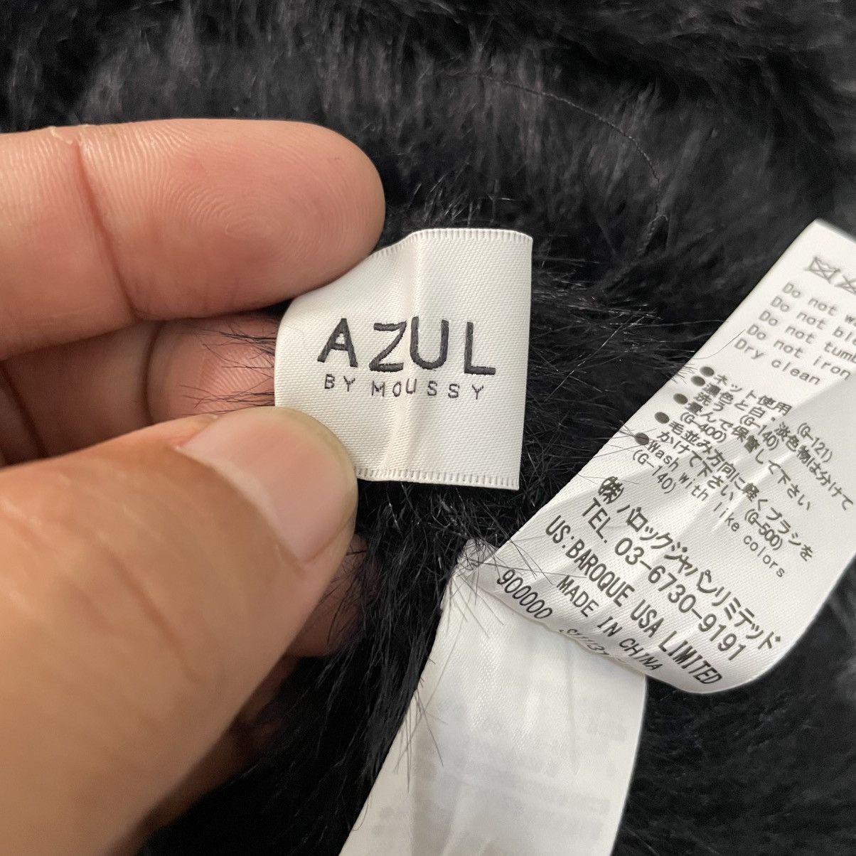 Japanese Brand Azul by Moussy Full Mohair Sweater Size L / US 10 / IT 46 - 6 Thumbnail