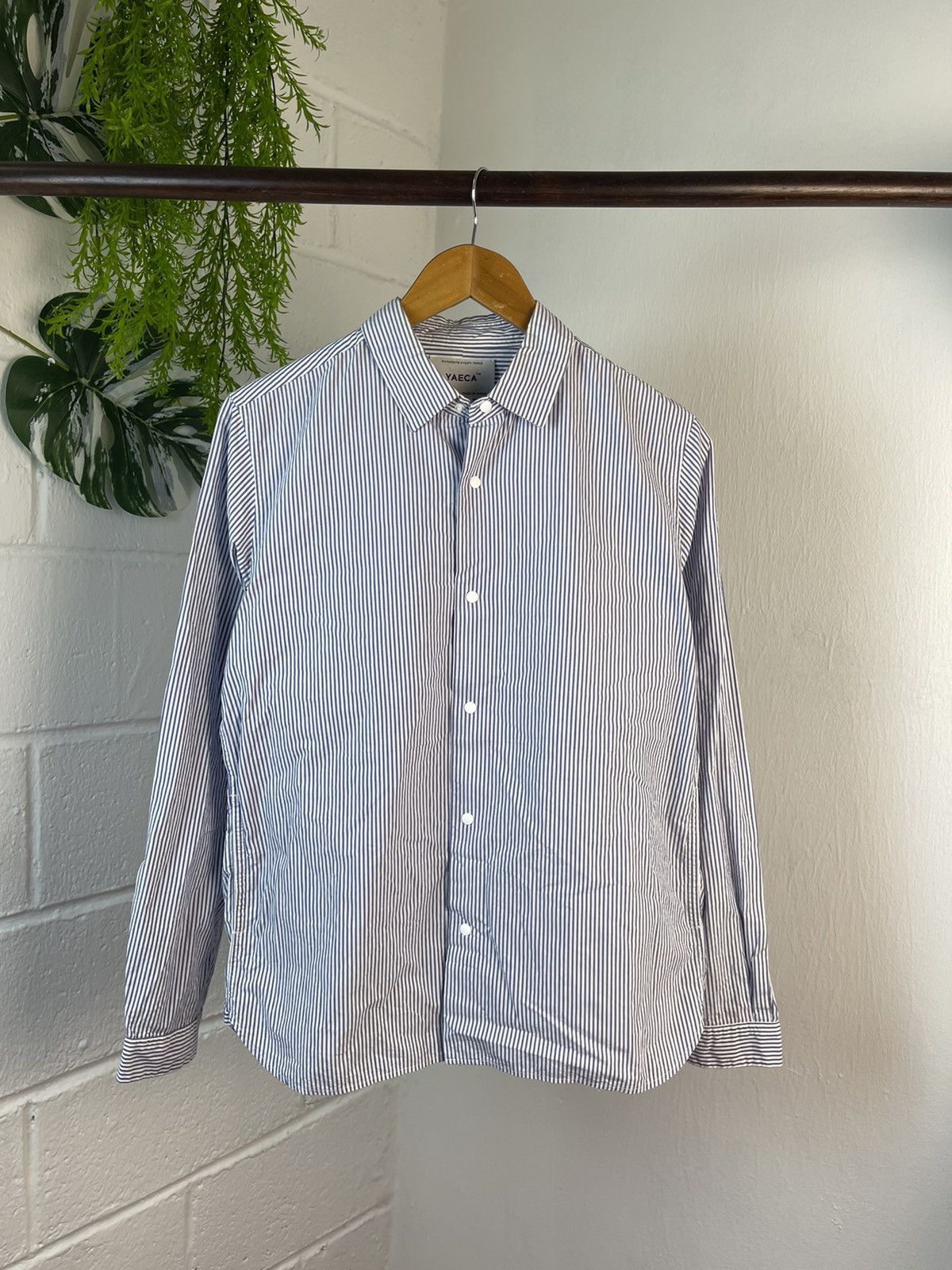 YAECA Yaeca exclusive fabric Stripe Shirt Size US M / EU 48-50 / 2 - 1 Thumbnail
