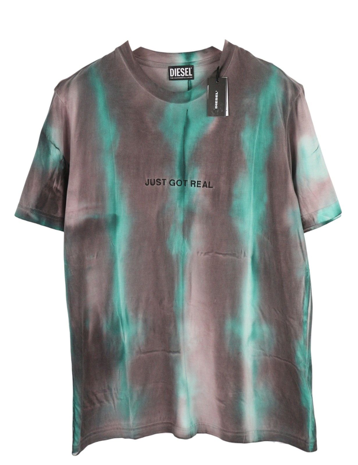Diesel T-JUST-B52 S Acid Wash Logo Crew T-Shirt 84107 Size US S / EU 44-46 / 1 - 1 Thumbnail