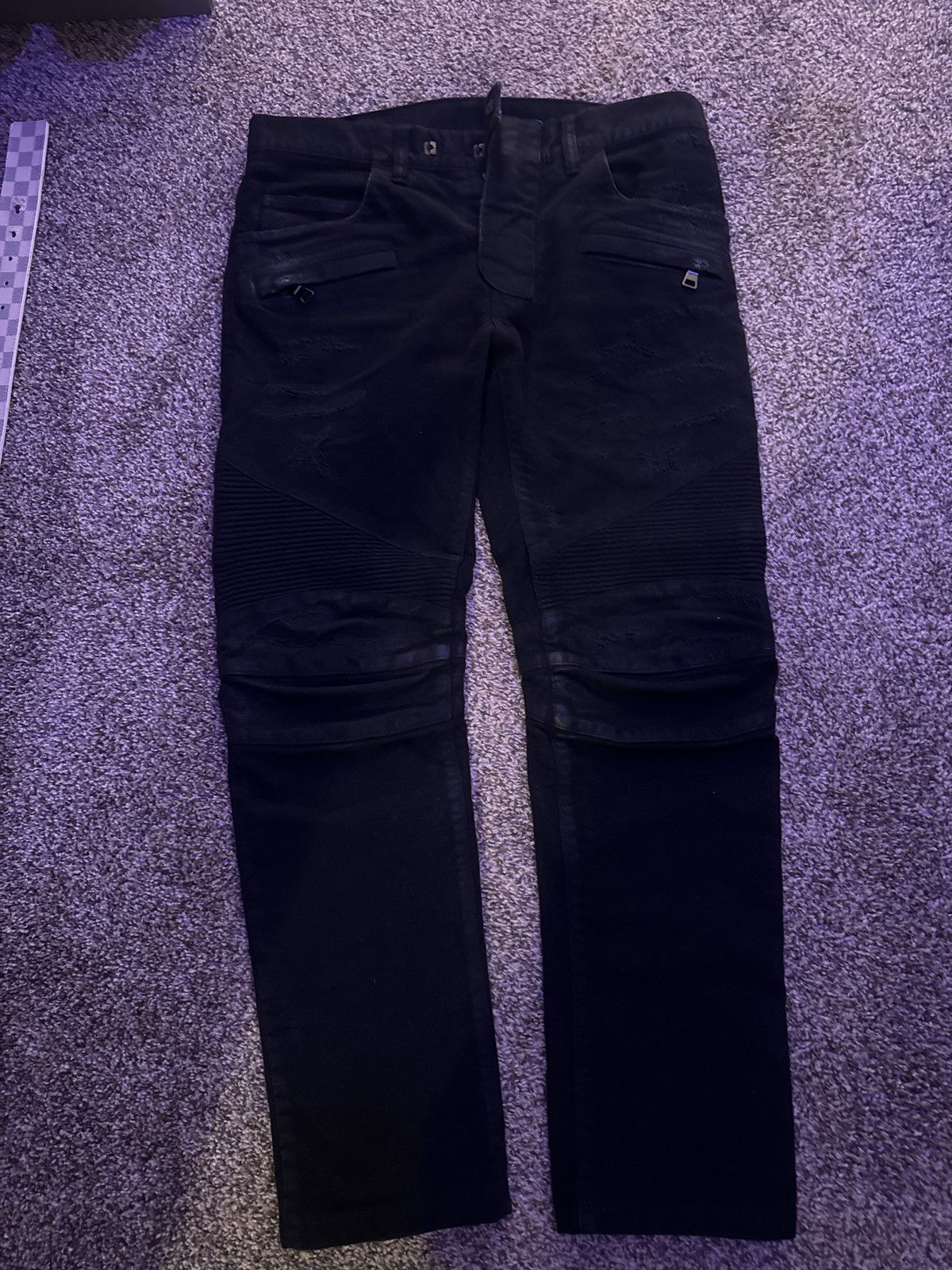 Balmain Balmain biker jeans Size US 30 / EU 46 - 1 Thumbnail