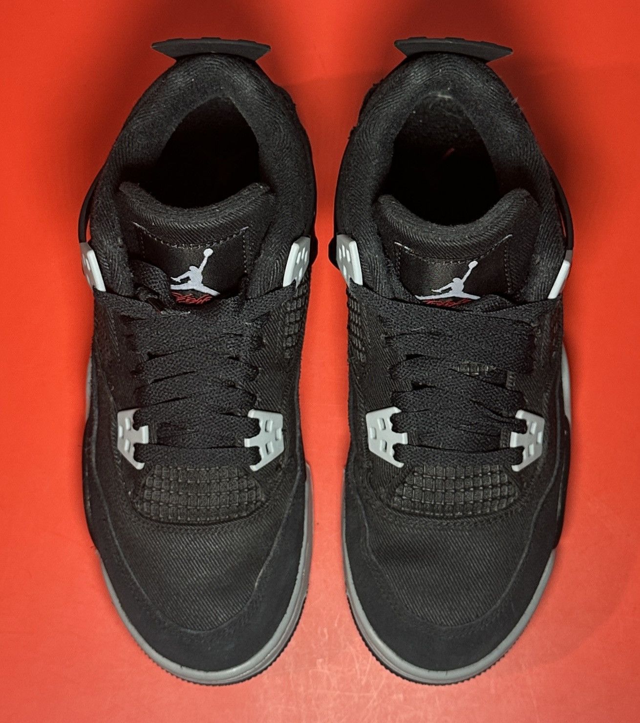 Jordan Brand Size 6.5 (GS) - Jordan 4 Retro SE Black Canvas Size US 6.5 / EU 39-40 - 4 Thumbnail