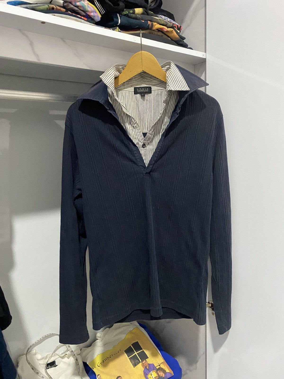 If Six Was Nine × Japanese Brand × Le Grande Bleu (L.G.B.) 💸BINDINGOFFER💸Louis Chavlon Japanese Double Collar Lgb Ifsix Size US M / EU 48-50 / 2 - 1 Thumbnail