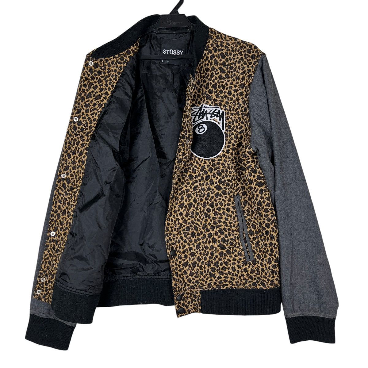 Stussy 🔥 STUSSY 8 BALL LEOPARD BOMBER JACKET Size US L / EU 52-54 / 3 - 9 Thumbnail