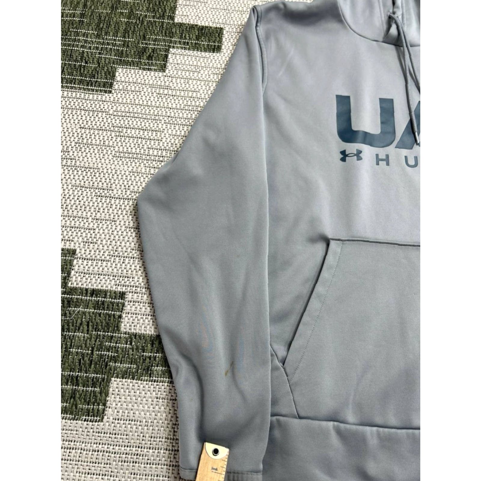 Under Armour Under Armour Fleece Hunt Logo Hoodie Mens Large Gray Logo Graphic Warm Athleisure Size US L / EU 52-54 / 3 - 4 Thumbnail
