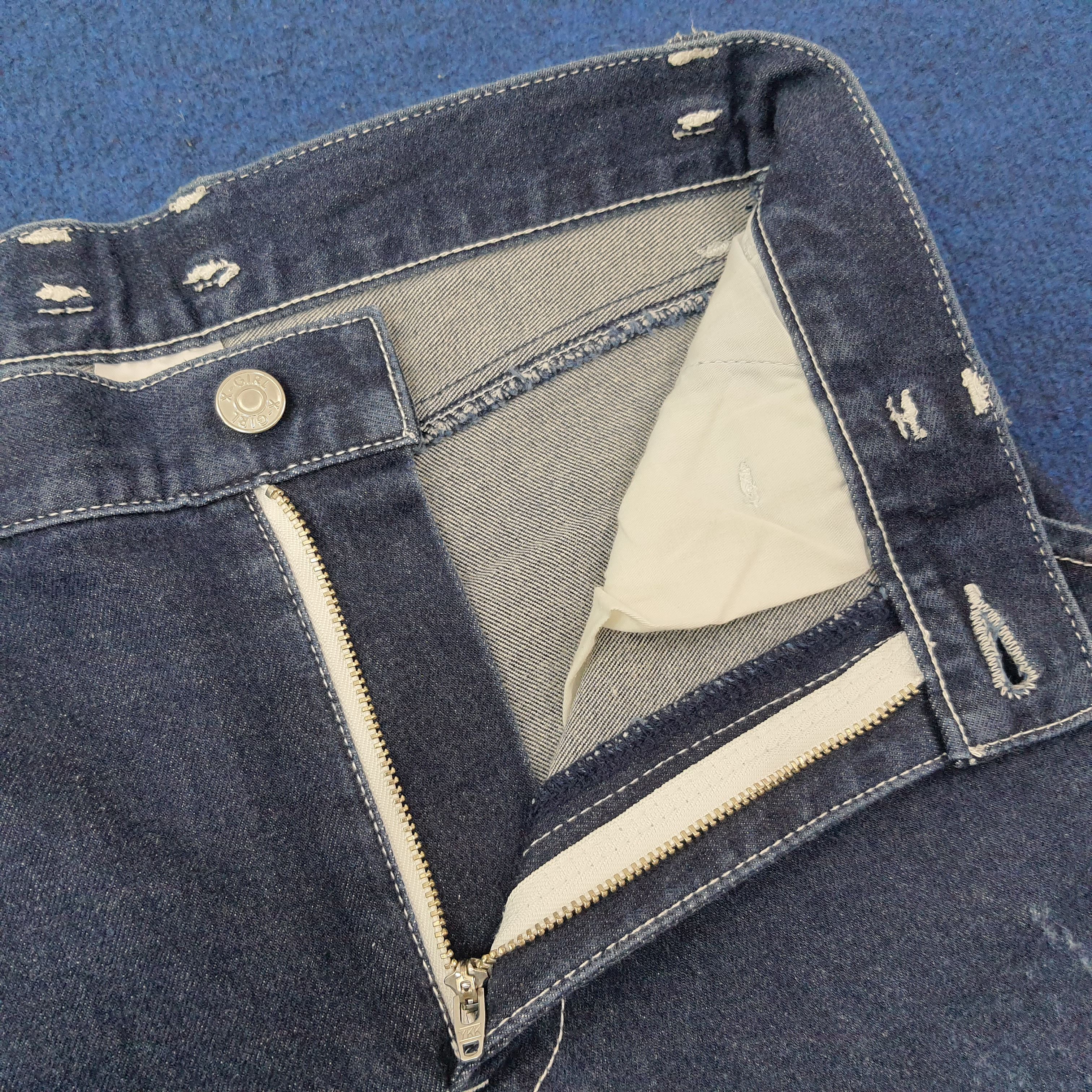 X-Girl Vintage X-girl Japanese Streetwear Brand Denim Pants C252N3 Size 27" / US 4 / IT 40 - 6 Thumbnail
