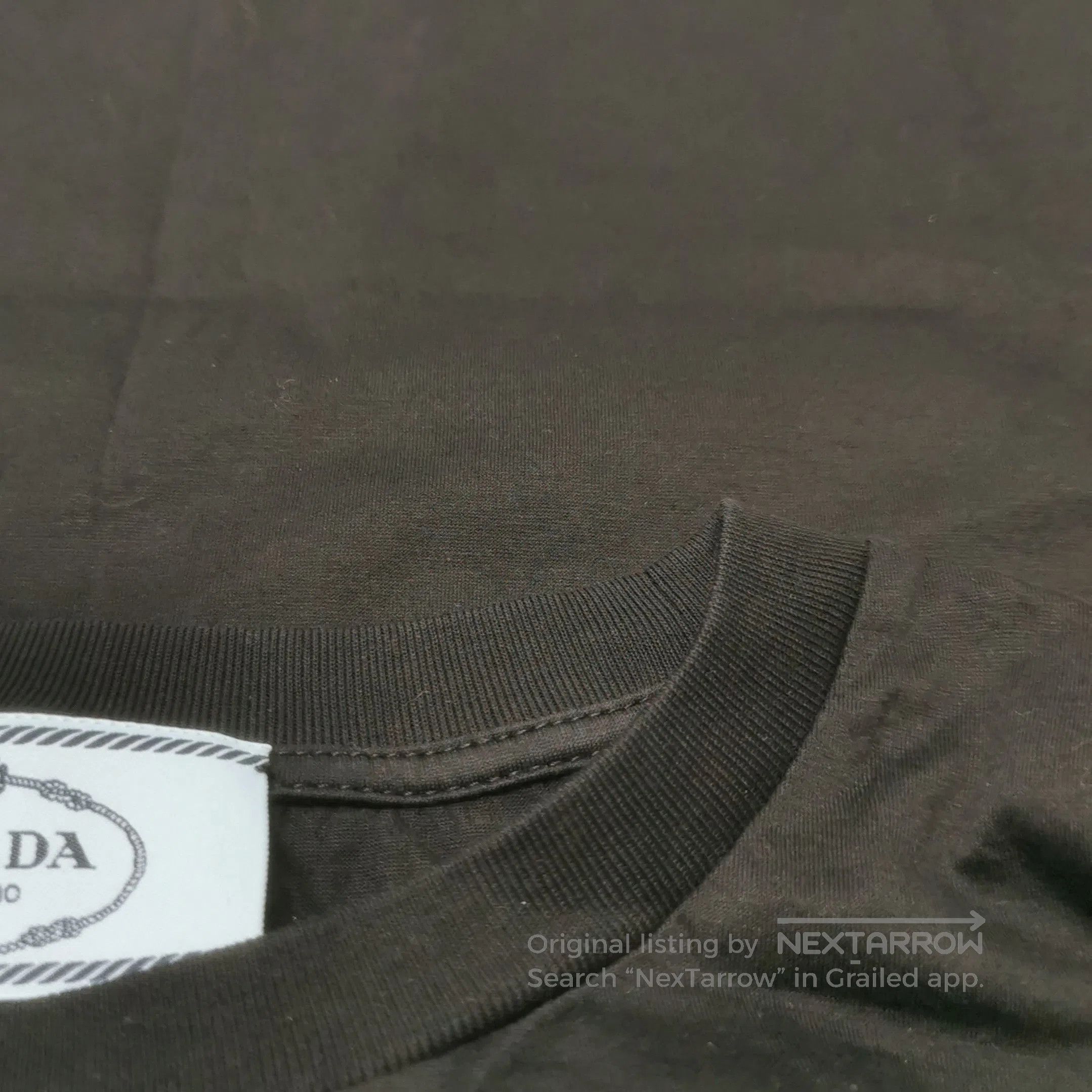 Prada Prada Black Cotton Crew Neck T. Size XL / US 12-14 / IT 48-50 - 7 Thumbnail