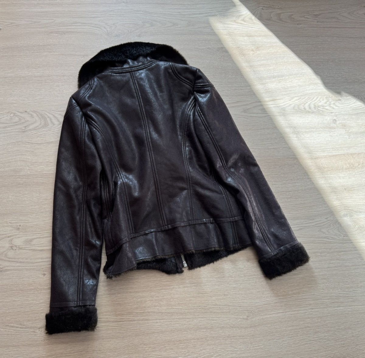 Miss Sixty Vintage 00’s Miss Sixty y2k Brown Women’s Jacket Size S / US 4 / IT 40 - 5 Thumbnail