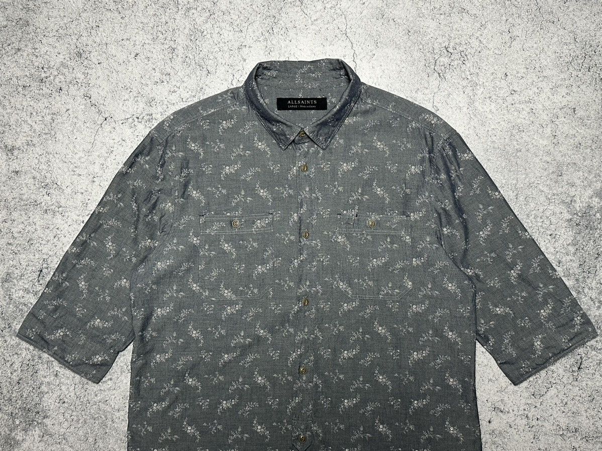 Allsaints Allsaints 'Quincey' Hawaiian Print Shirt Size US L / EU 52-54 / 3 - 2 Thumbnail