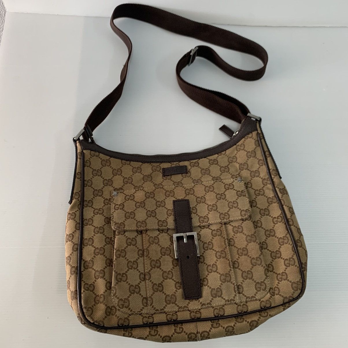 Gucci Gucci Canvas Monogram Slingbag Size ONE SIZE - 2 Thumbnail