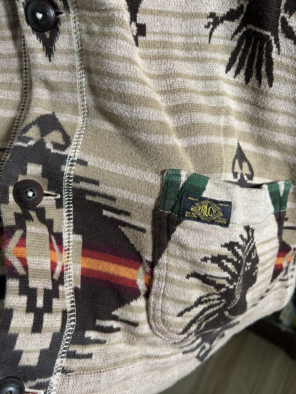 Ralph Lauren VINTAGE Polo Ralph Lauren Native Southwestern Pattern Size US L / EU 52-54 / 3 - 6 Thumbnail