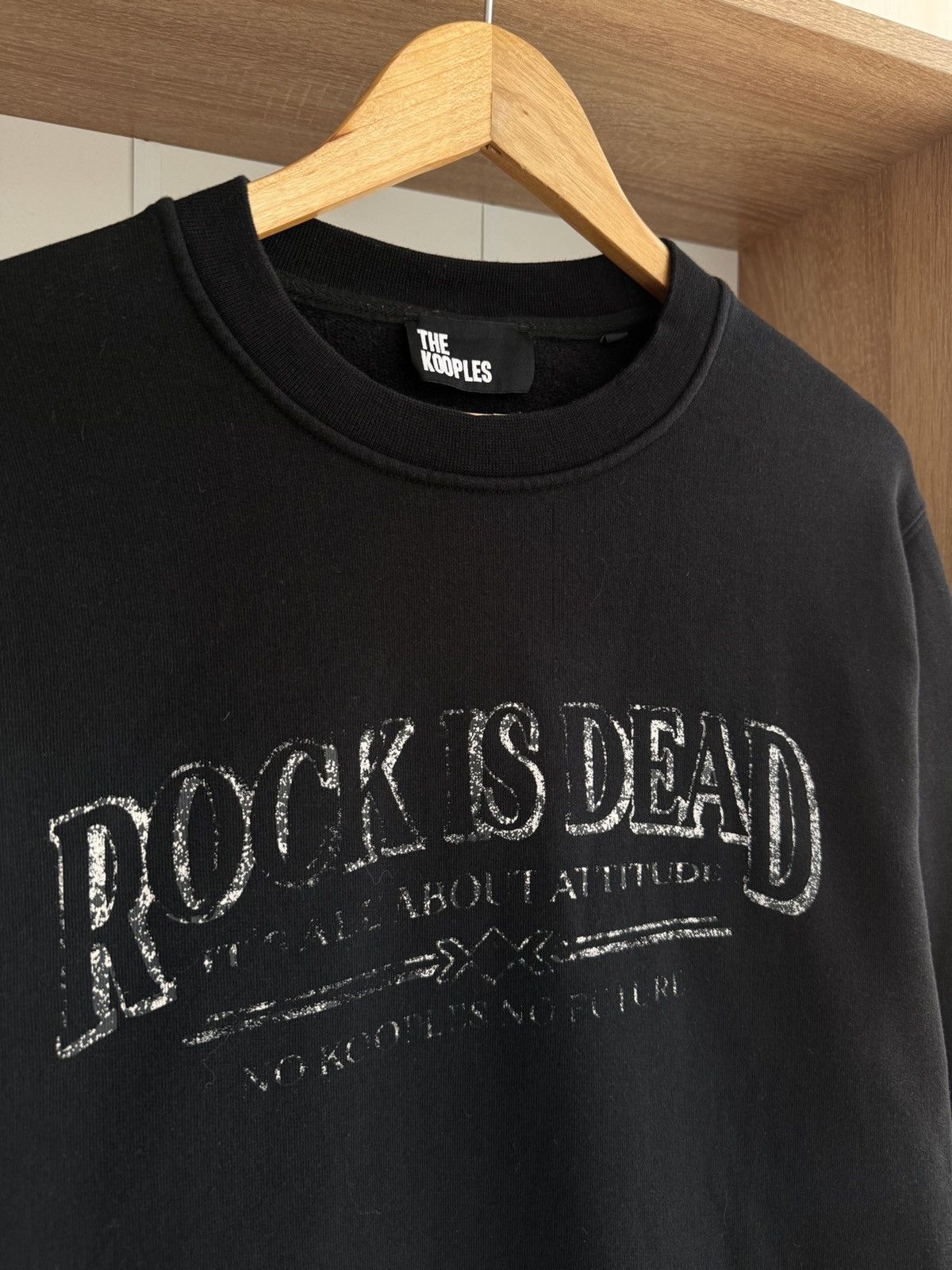 The Kooples × Vintage Vintage The Kooples Rock is Dead Sweatshirt Size US S / EU 44-46 / 1 - 4 Thumbnail