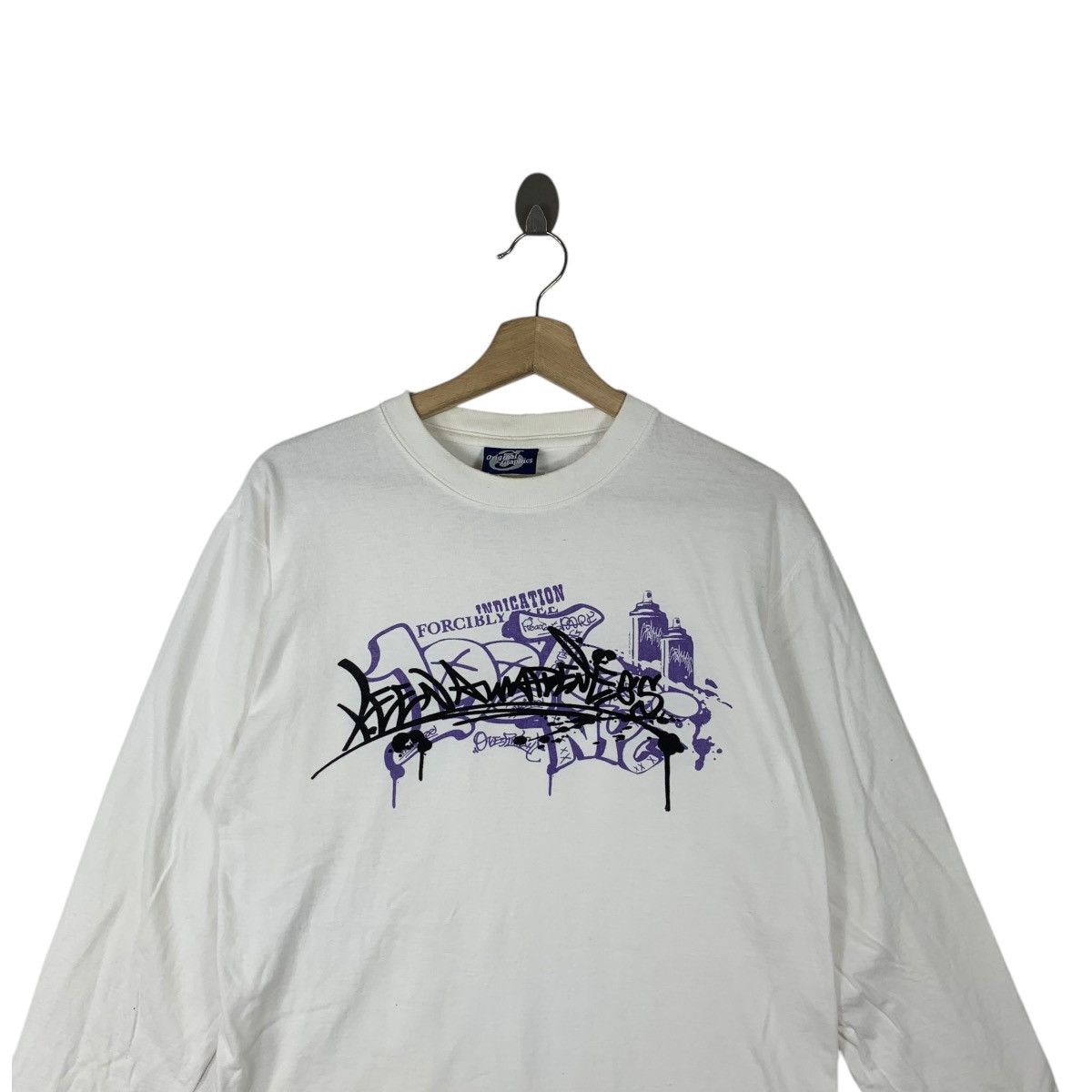 Vintage GRAFFITI GREATEST COMMON Hip Hop Street Rebel Tee Shirt Size US L / EU 52-54 / 3 - 2 Thumbnail