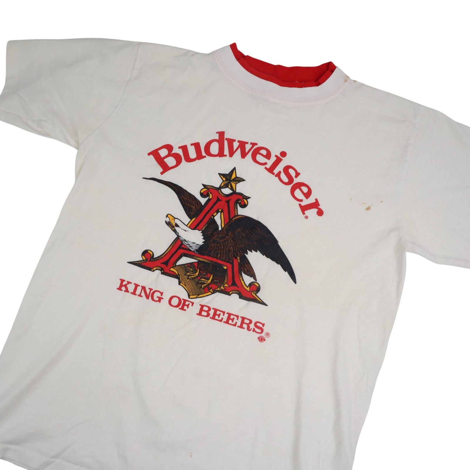 Budweiser × Vintage Vintage Budweiser King of Beers Graphic T Shirt Size US M / EU 48-50 / 2 - 2 Thumbnail