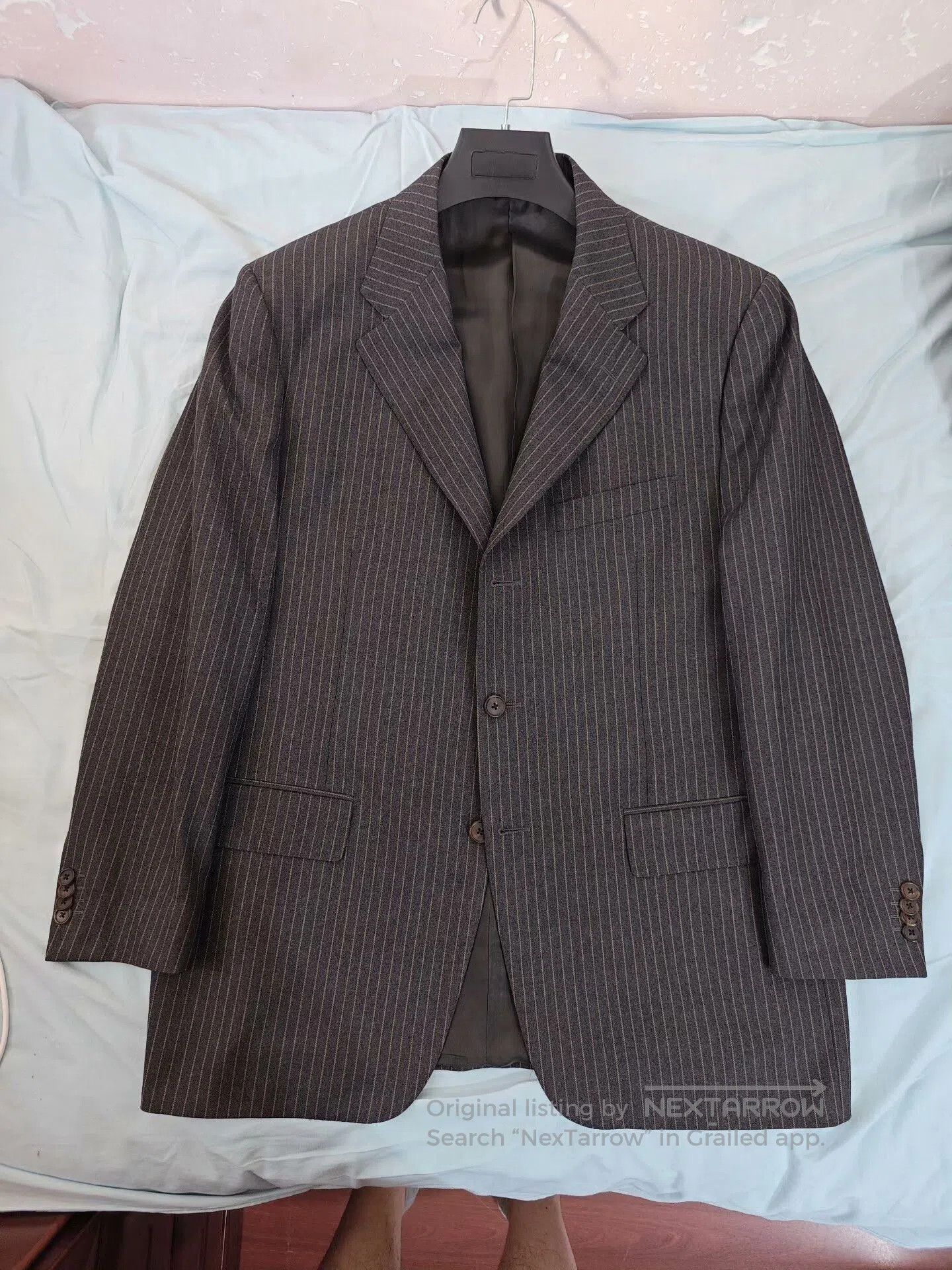 Corneliani Corneliani Italian Wool Blend Suit Jacket. Size US L / EU 52-54 / 3 - 5 Thumbnail