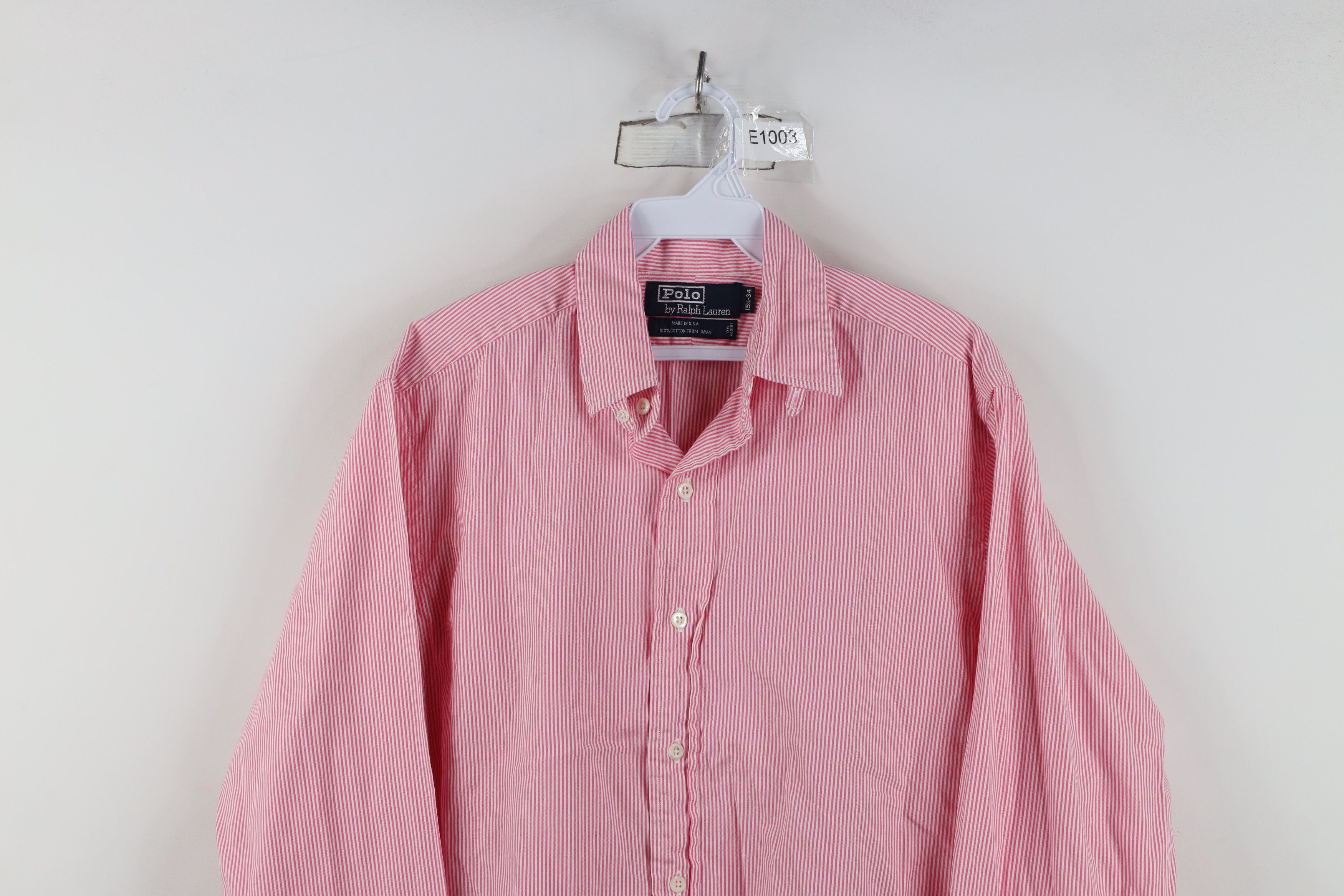Ralph Lauren Vintage 70s 80s Ralph Lauren Collar Striped Button Shirt USA Size US M / EU 48-50 / 2 - 2 Thumbnail