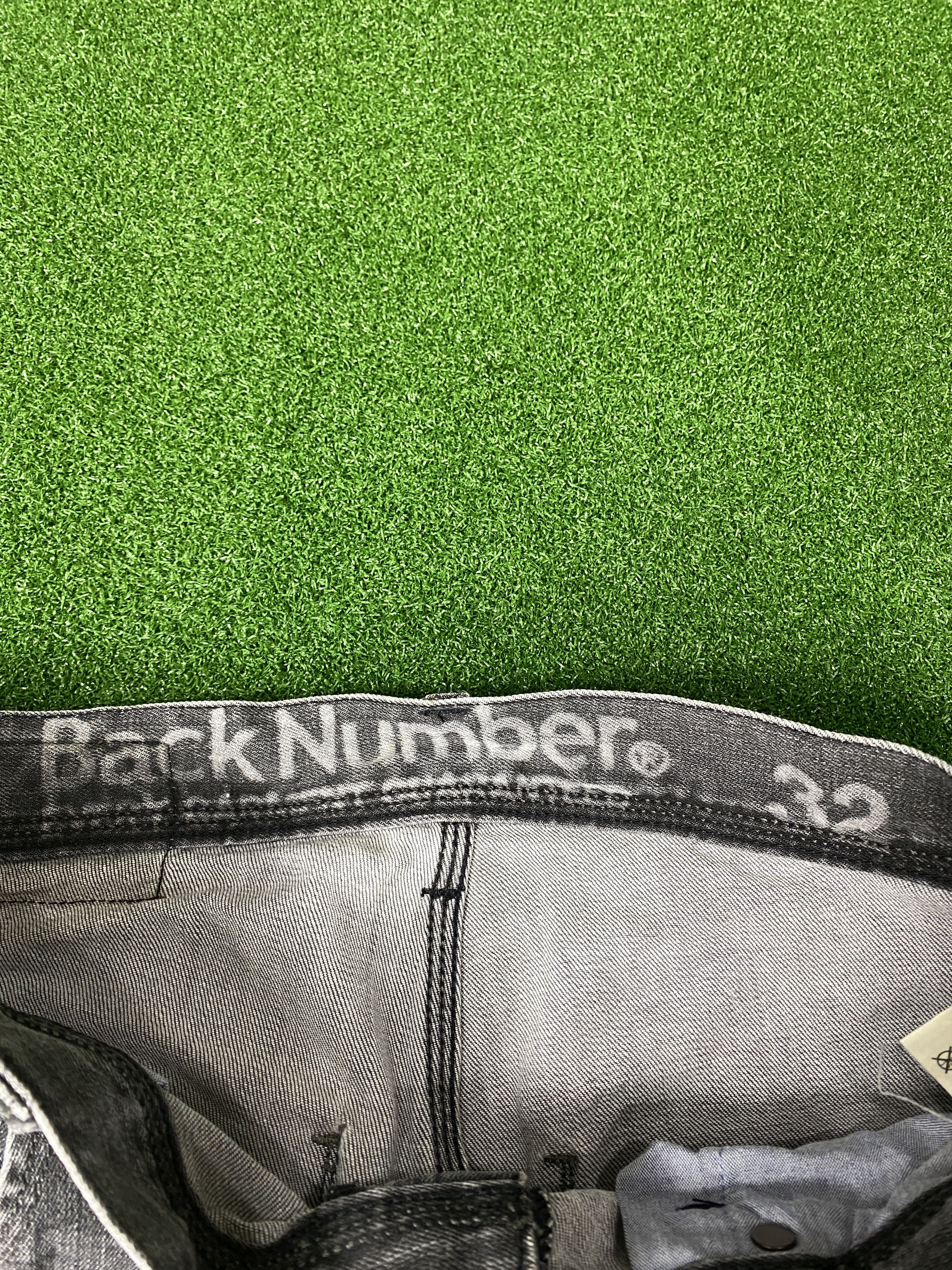 Japanese Brand Vintage Back Number Cargo Faded Black Jeans CP0047 Size US 32 / EU 48 - 10 Thumbnail