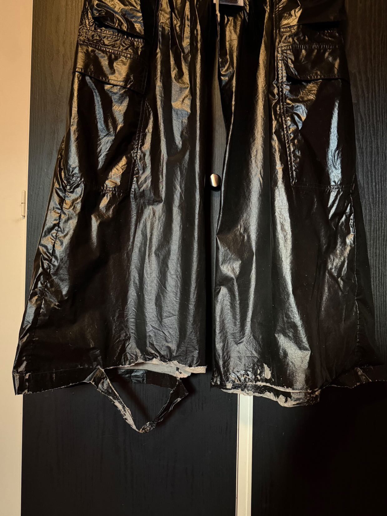 Rick Owens RICK OWENS Black Hollywood Cargobelas Cargo Pants Size US 32 / EU 48 - 5 Thumbnail