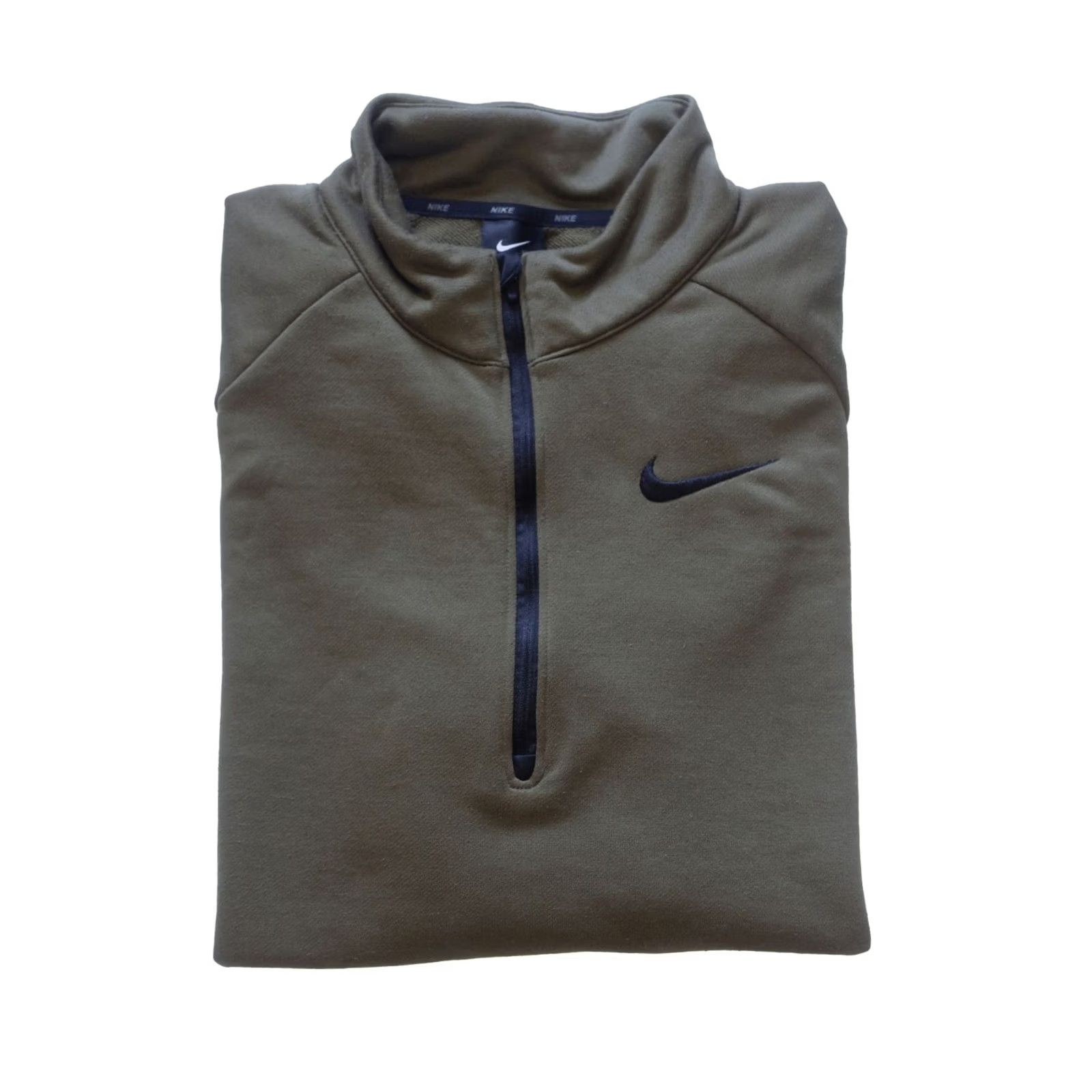 Nike VINTAGE Nike VTG Y2K SWEATER Army Green 1/4 ZIP DRI FIT Sweatshirt Men LT Size Big & Tall Size US L / EU 52-54 / 3 - 2 Thumbnail