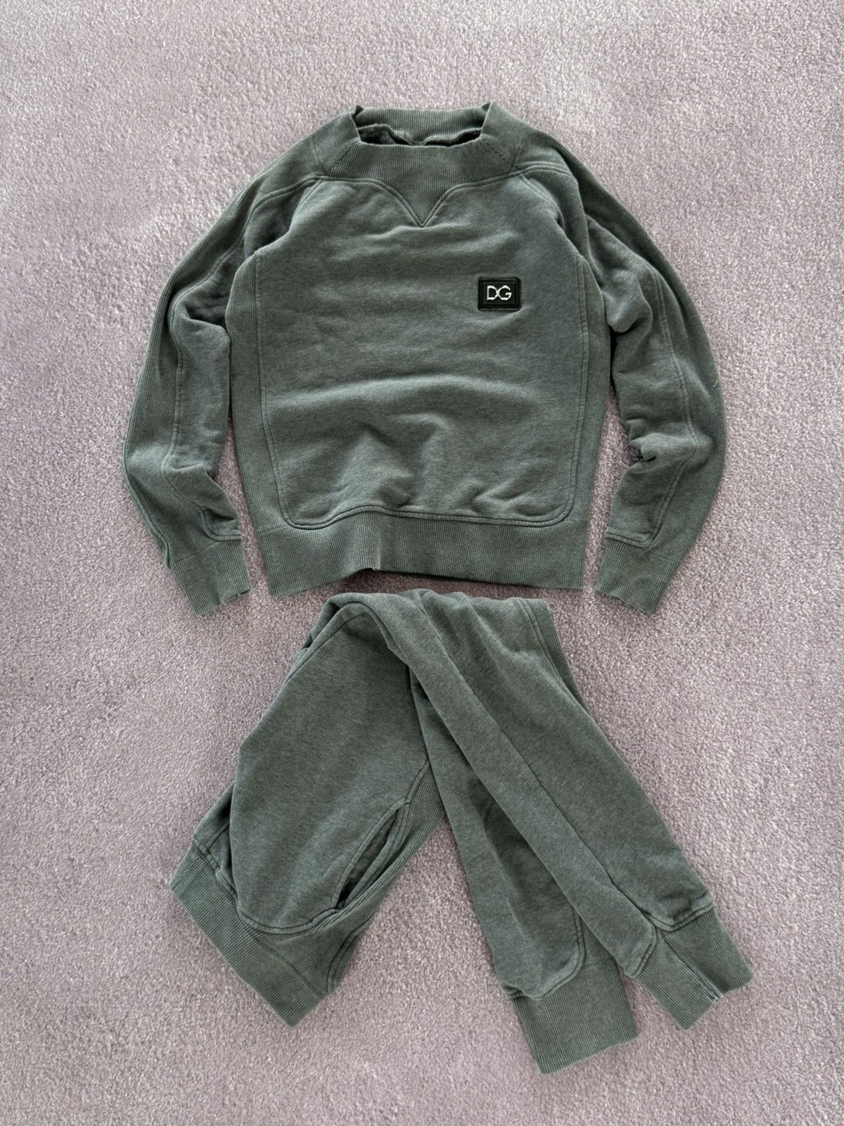 Dolce & Gabbana Dolce & Gabbana Luxury Cotton Track Suit Pants + Sweatshirt Size M / US 6-8 / IT 42-44 - 1 Thumbnail
