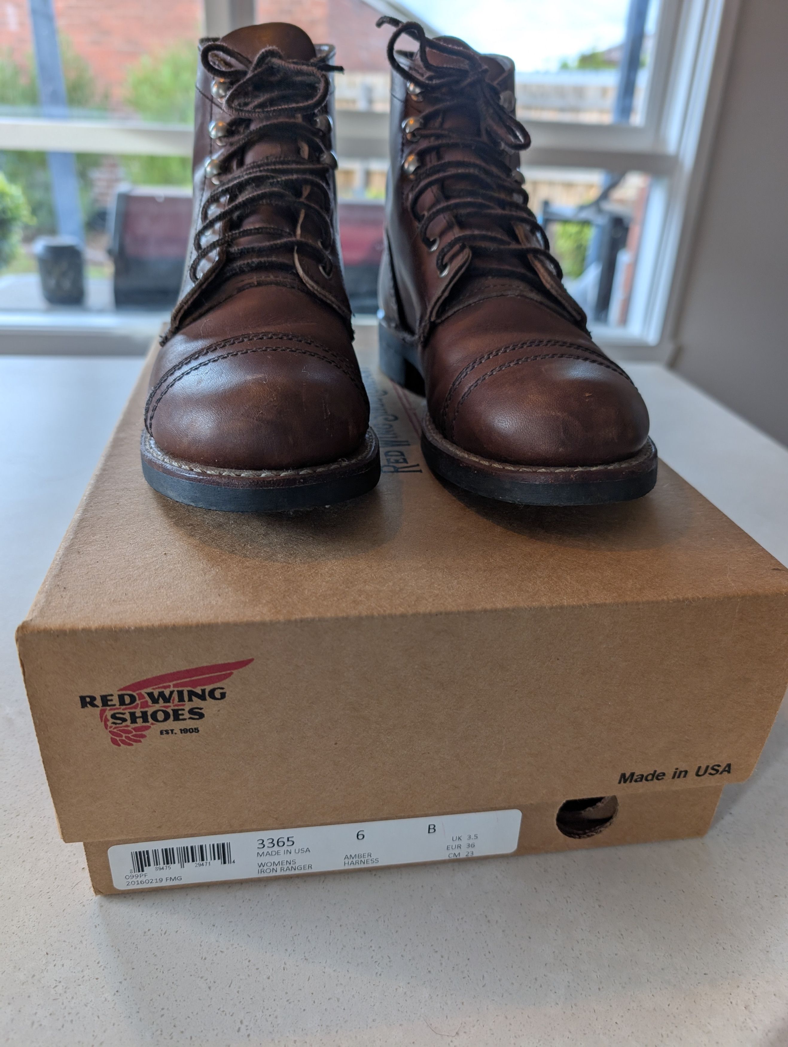 Red Wing Red Wing Iron Ranger Amber Harness US6 Size US 6 / IT 36 - 2 Thumbnail