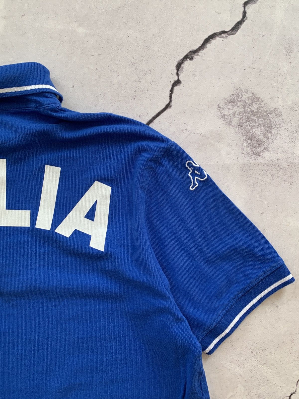 Kappa Kappa Italia Vintage Blue Y2K Big Logo Polo Shirt Size US XL / EU 56 / 4 - 11 Thumbnail