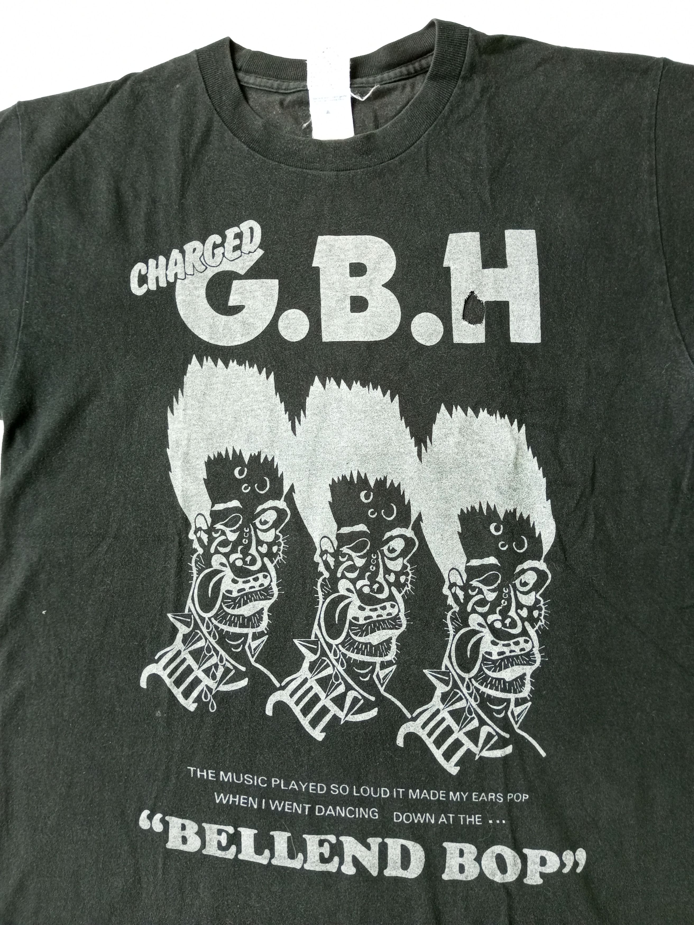 Band Tees GBH punkrock tee Japan production Size US M / EU 48-50 / 2 - 8 Thumbnail