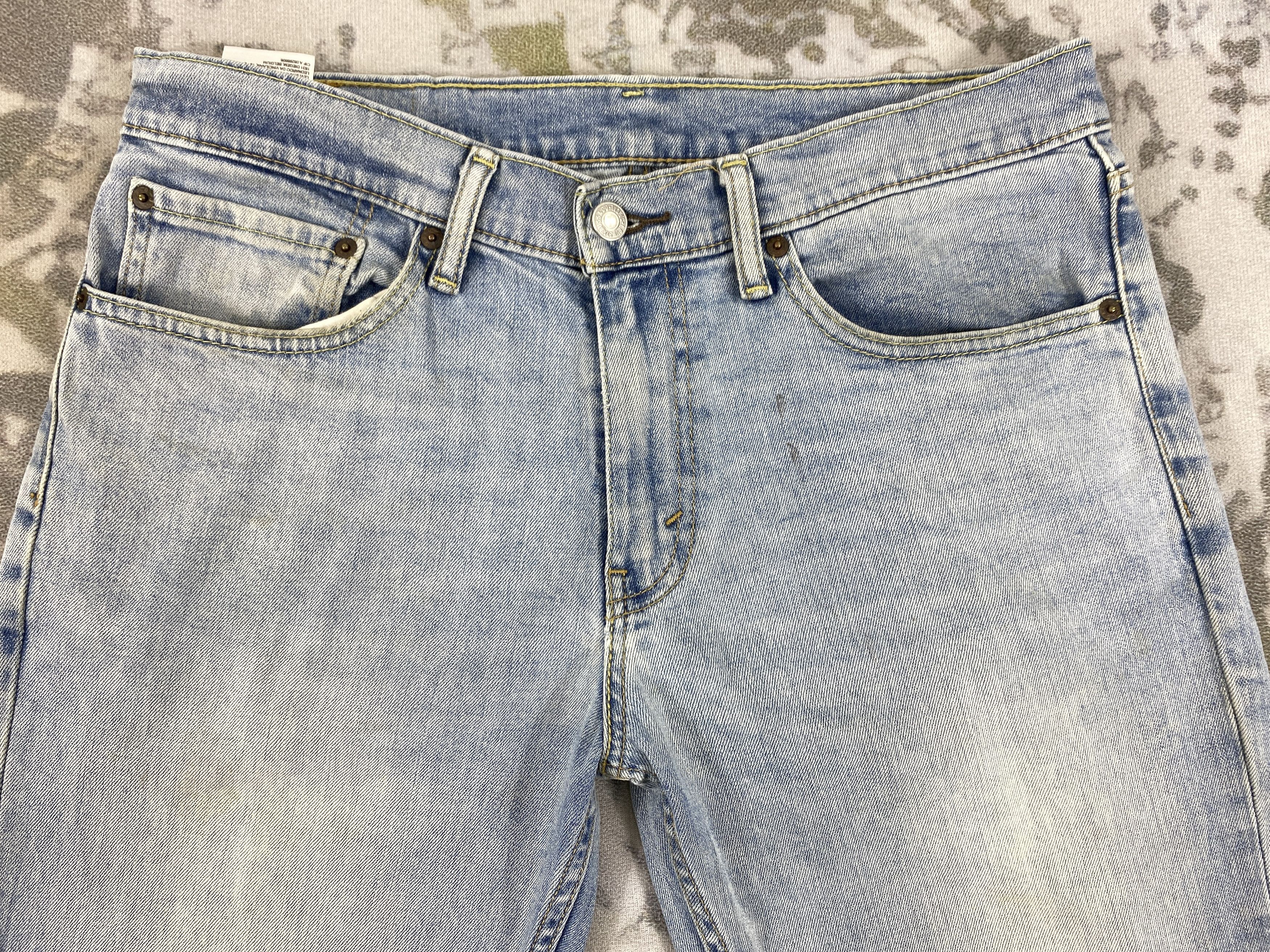 Levi's Light Blue Wash Levi's 511 Jeans 34x33.5 Denim -SJ121 Size US 34 / EU 50 - 3 Thumbnail