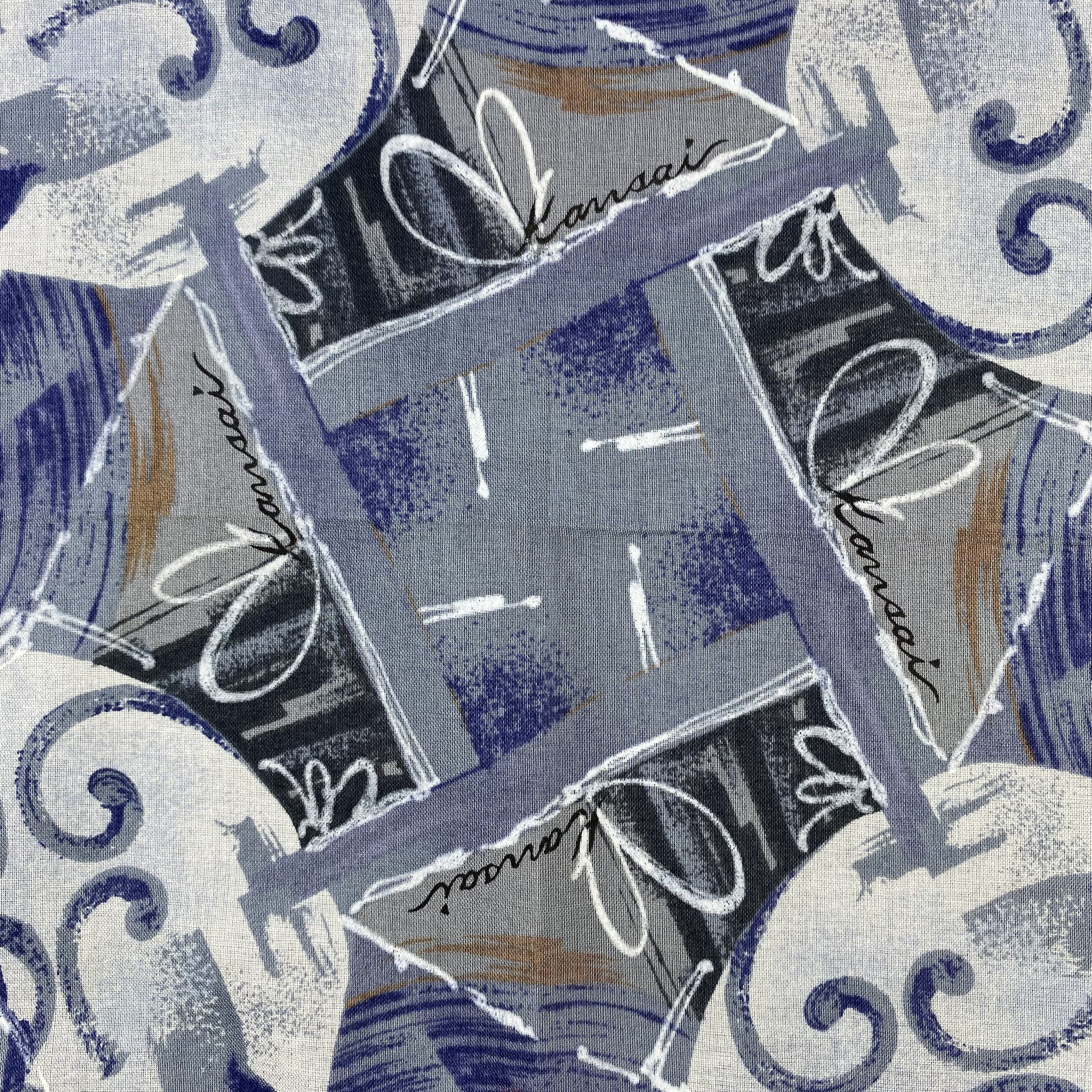 Kansai Yamamoto × Vintage Kansai Yamamoto Handkerchief/Neckerchief/Bandana HC700 Size ONE SIZE - 4 Thumbnail