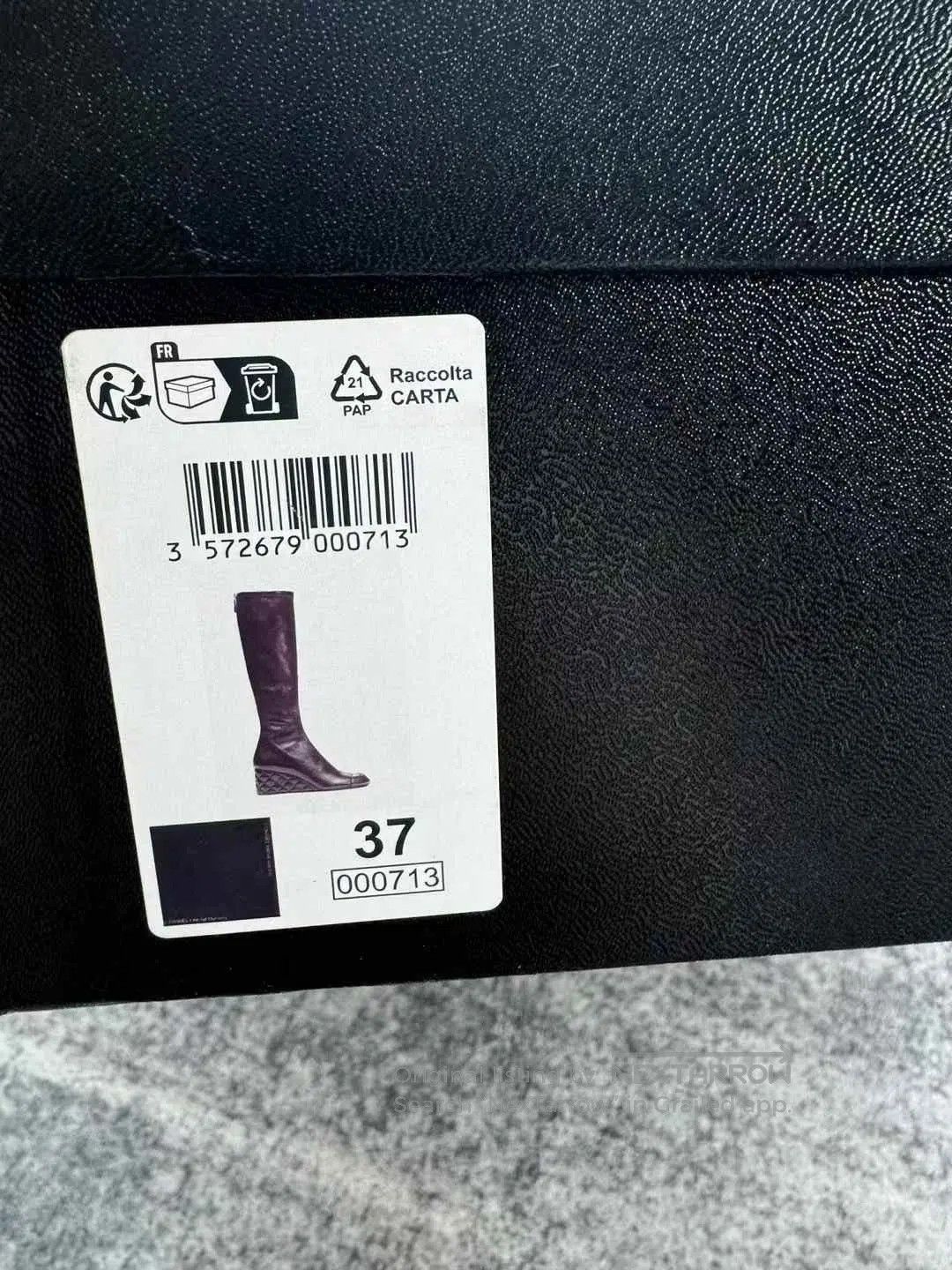 Chanel Chanel Patent Leather Wedge Knee. Size US 6 / IT 36 - 9 Thumbnail