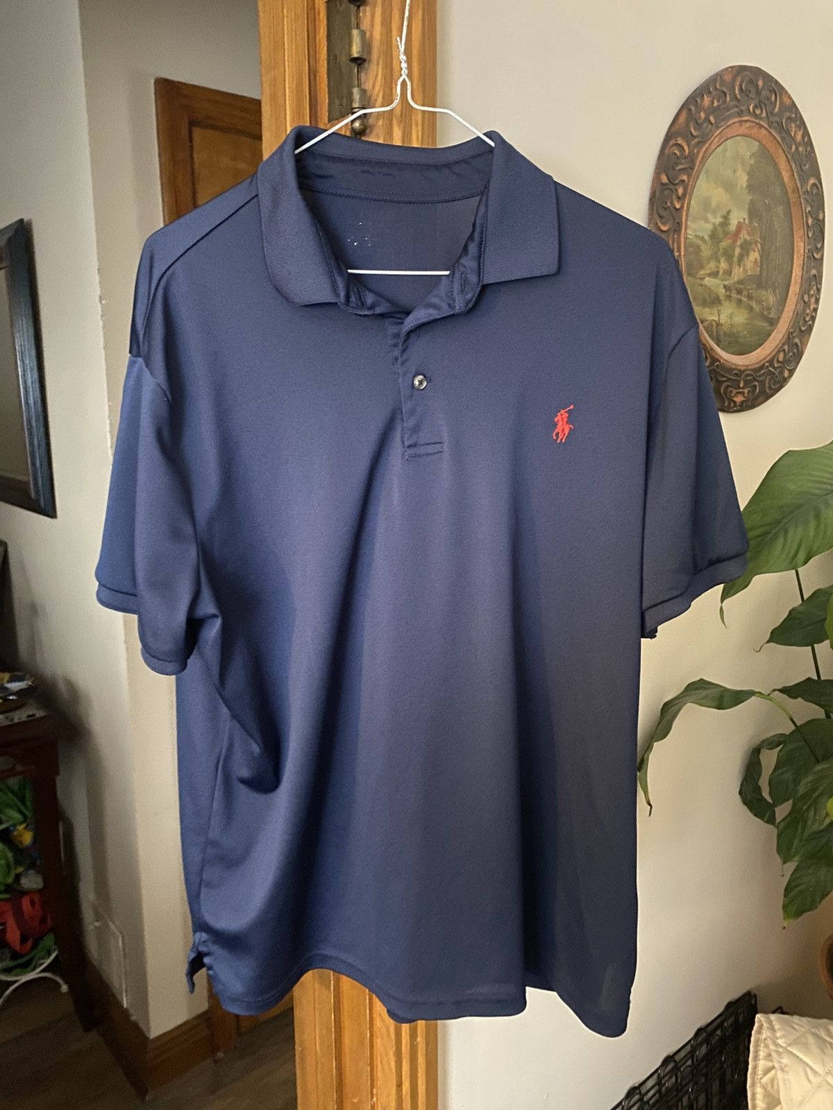 Polo Ralph Lauren Polo by Ralph Lauren Men's Navy Blue Polo Shirt Size US L / EU 52-54 / 3 - 1 Thumbnail