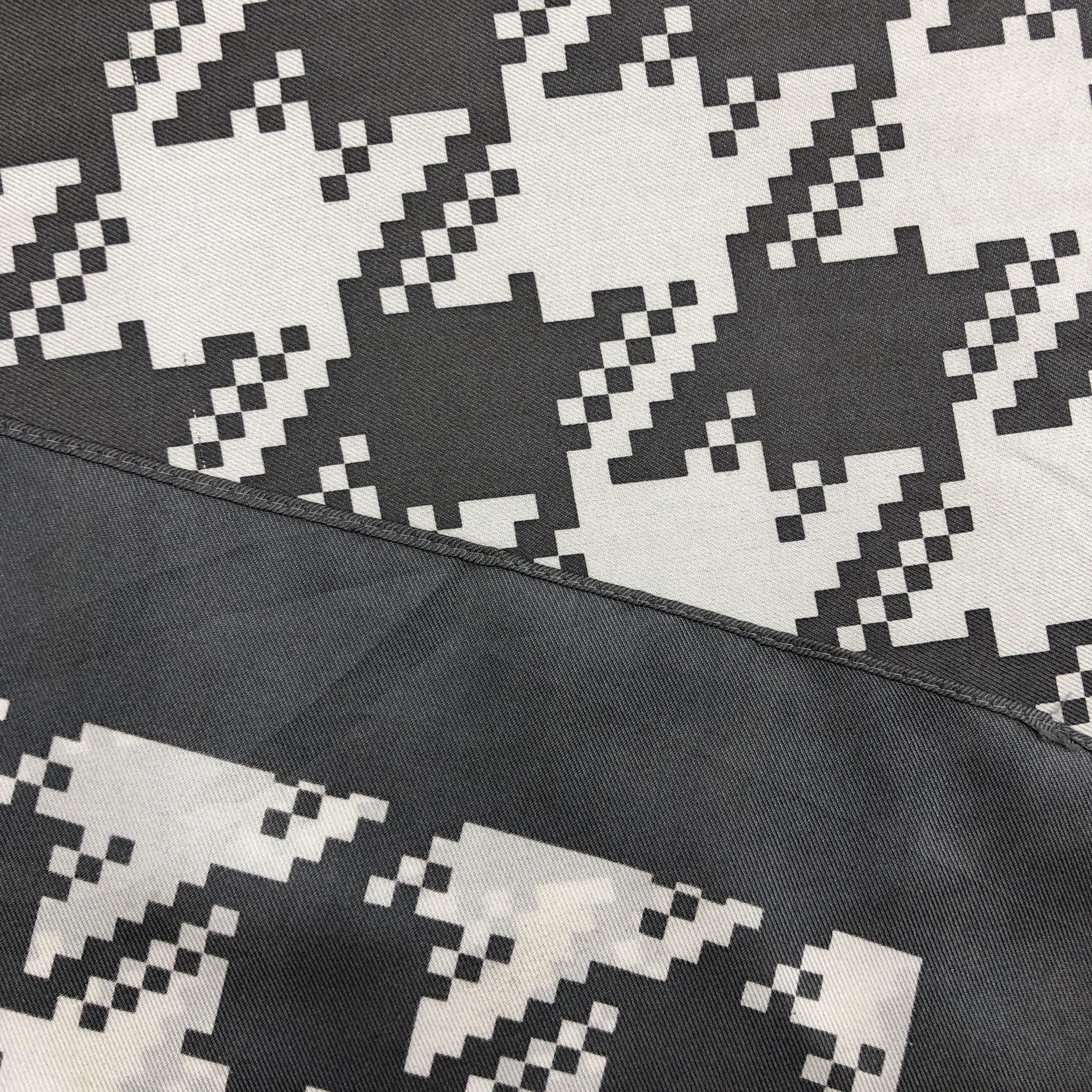 Japanese Brand Vintage Houndstooth SILK Scarf Twill Stole Wraps Scarves Size ONE SIZE - 5 Thumbnail