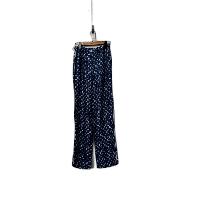 Louis Vuitton Louis Vuitton Blue Silk Printed Long Pants Size US 34 / EU 50 - 1 Thumbnail