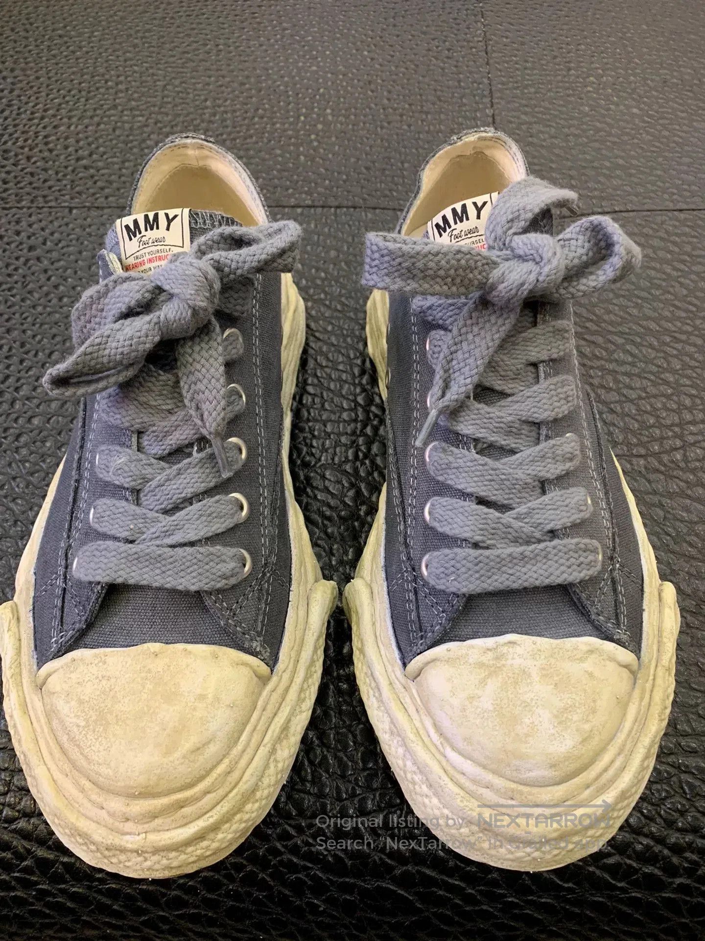 Maison MIHARA YASUHIRO casual canvas sneakers with worn effect. Size US 10 / EU 43 - 1 Thumbnail