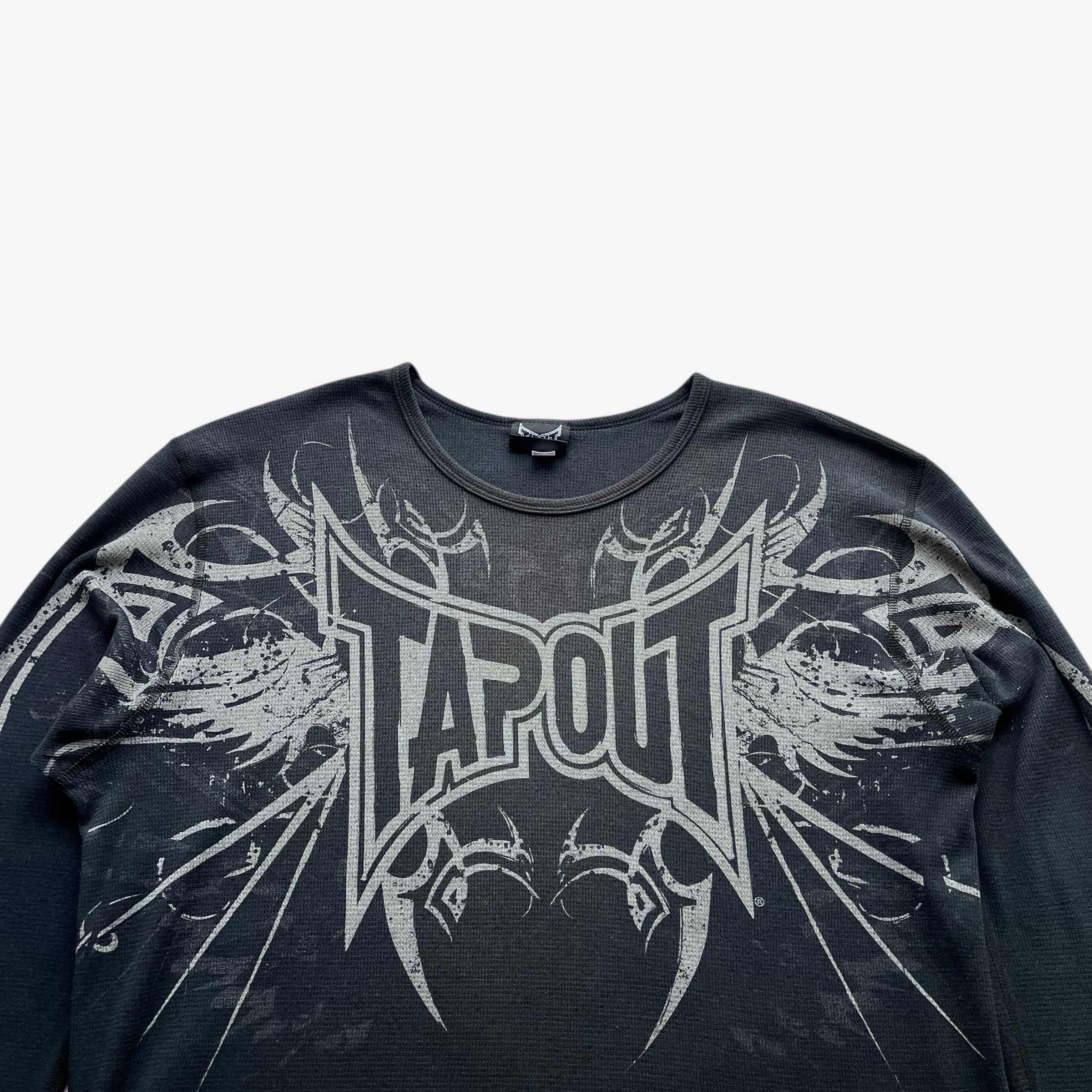 Tapout Vintage Y2K Men's Tapout Long Sleeve Graphic T-Shirt Size US L / EU 52-54 / 3 - 2 Thumbnail