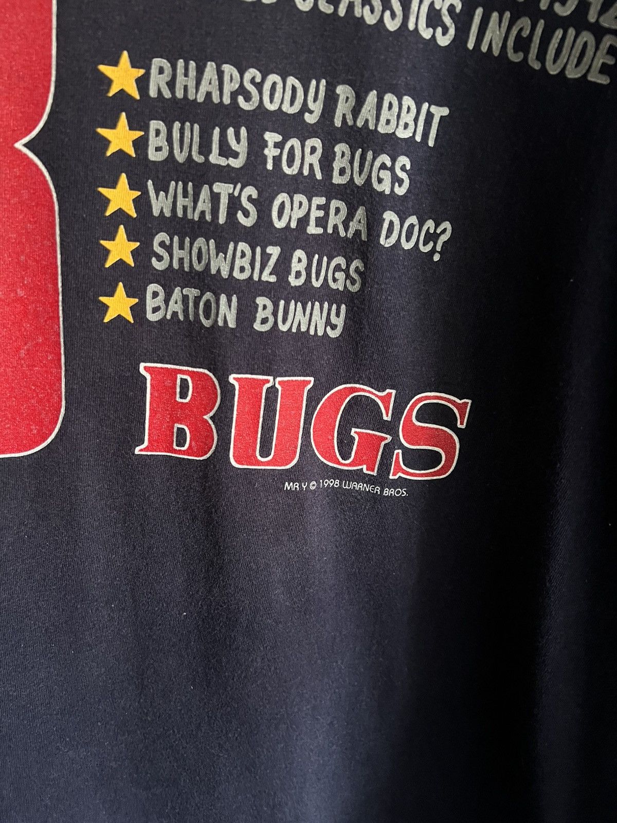 Vintage 1998 Looney Tunes The Best Off Bugs Bunny Embroidered Tee Size US XL / EU 56 / 4 - 2 Thumbnail