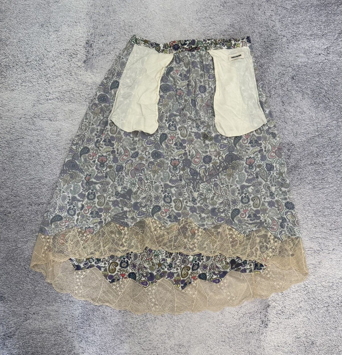 Zadig & Voltaire Zadig & Voltaire Joslin Mandala Skirt Lace Paisley Boho M- L Size 30" / US 8 / IT 44 - 9 Thumbnail