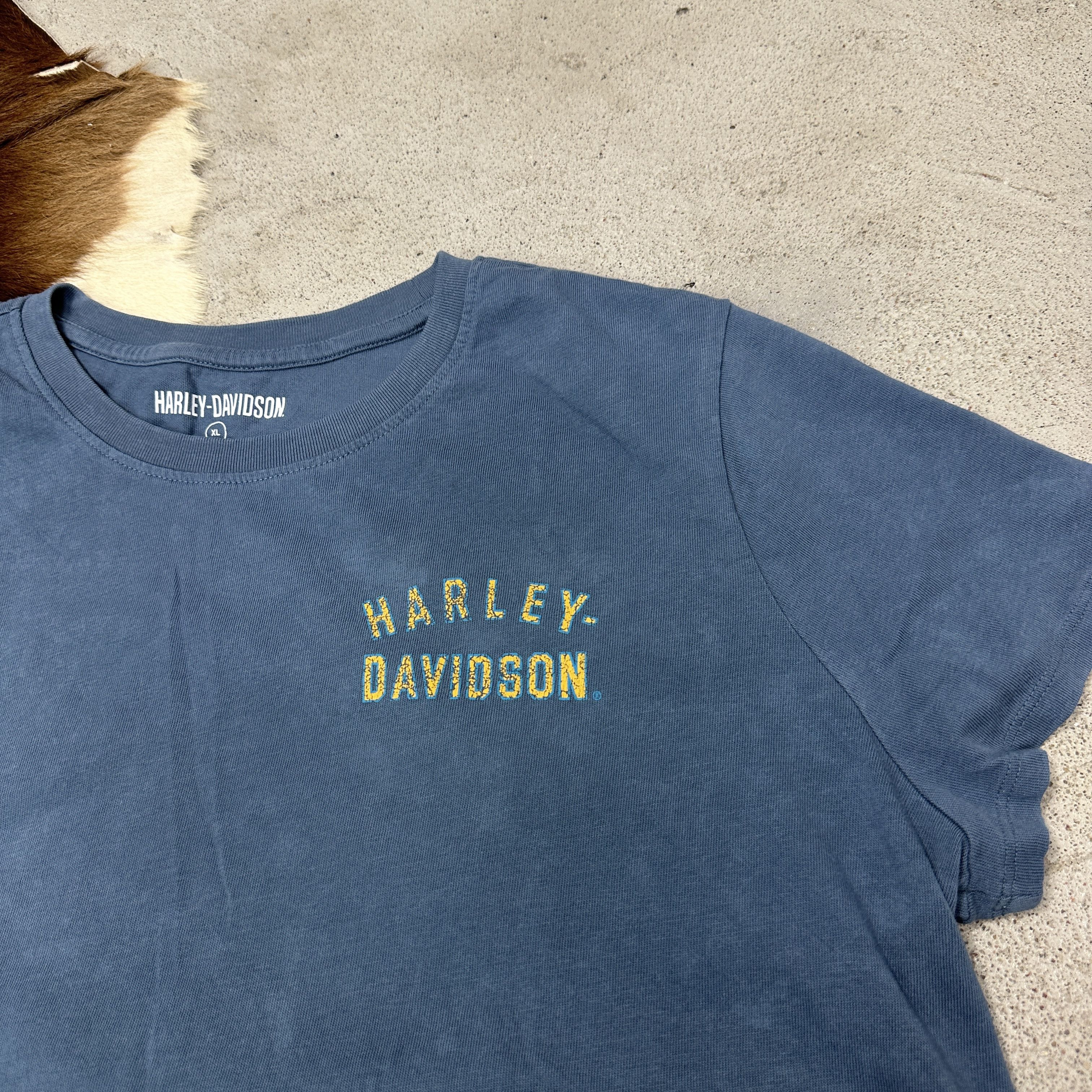 Harley Davidson Vintage Moto Streetwear Harley Davidson T-shirt Y2K Size US XL / EU 56 / 4 - 2 Thumbnail